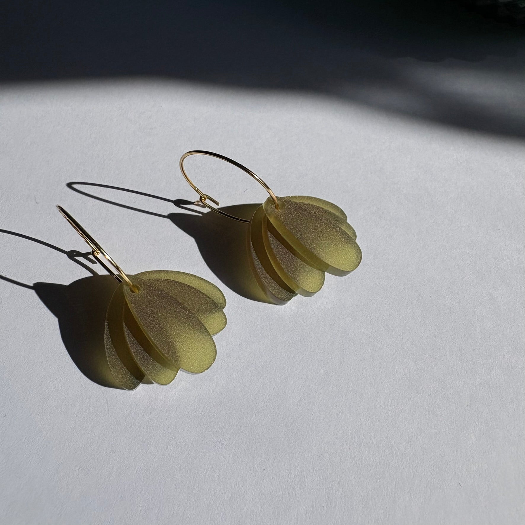 Fids Flower 3 Piece Olive Green Hoop