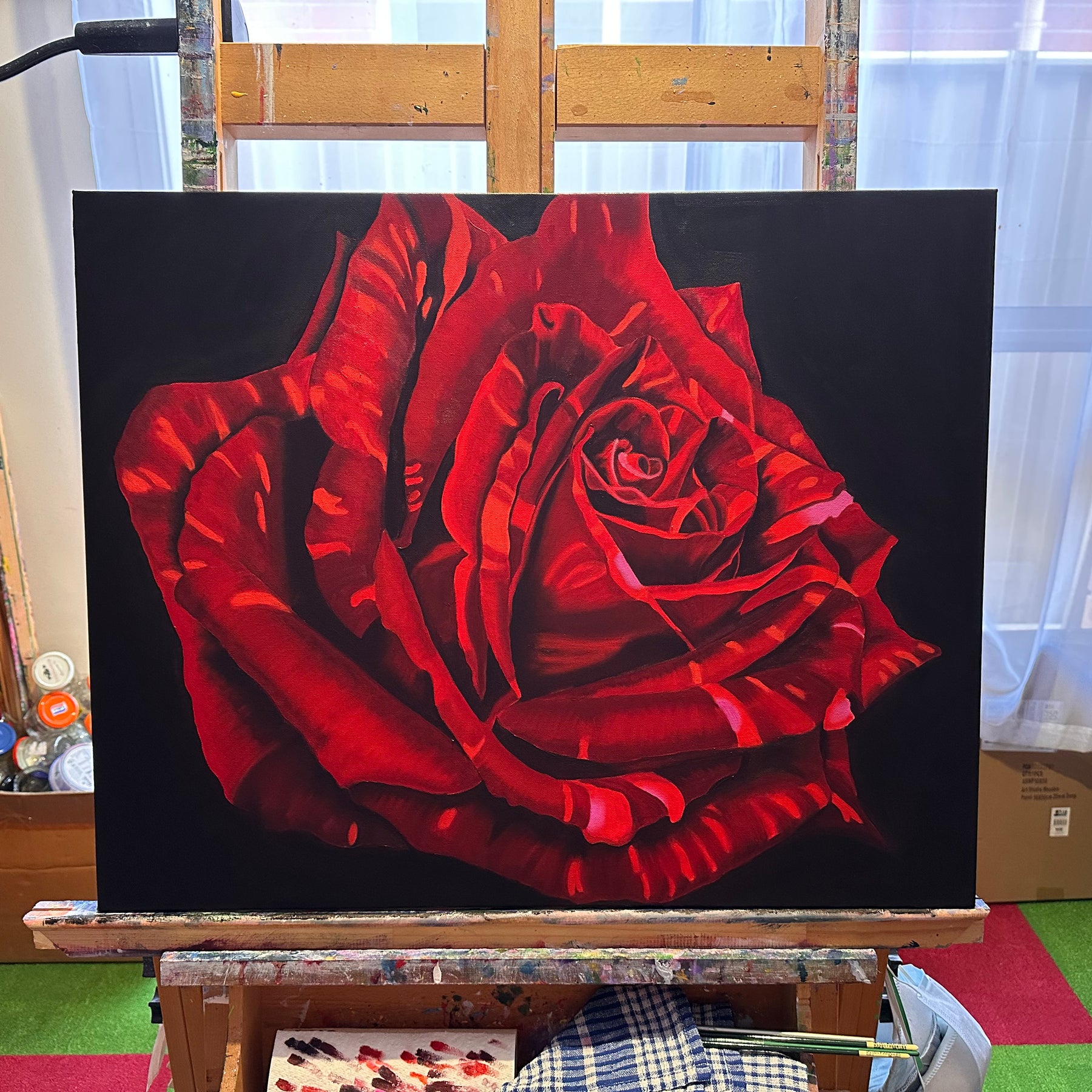 SALE - Original Oil Painting - Hand Painted - Blooming Night