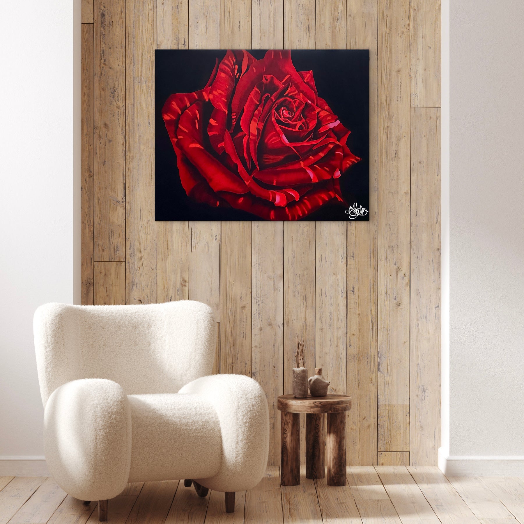 SALE - Original Oil Painting - Hand Painted - Blooming Night