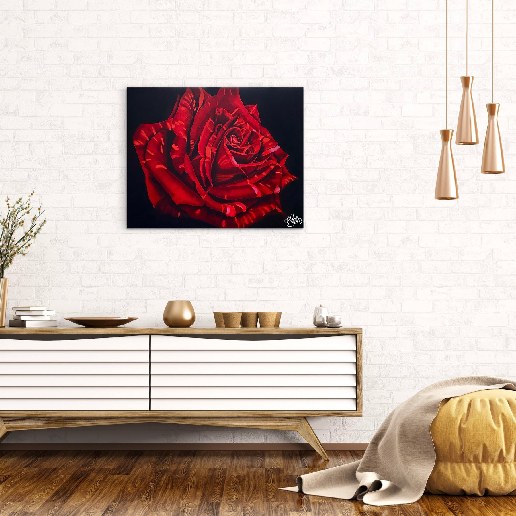 SALE - Original Oil Painting - Hand Painted - Blooming Night
