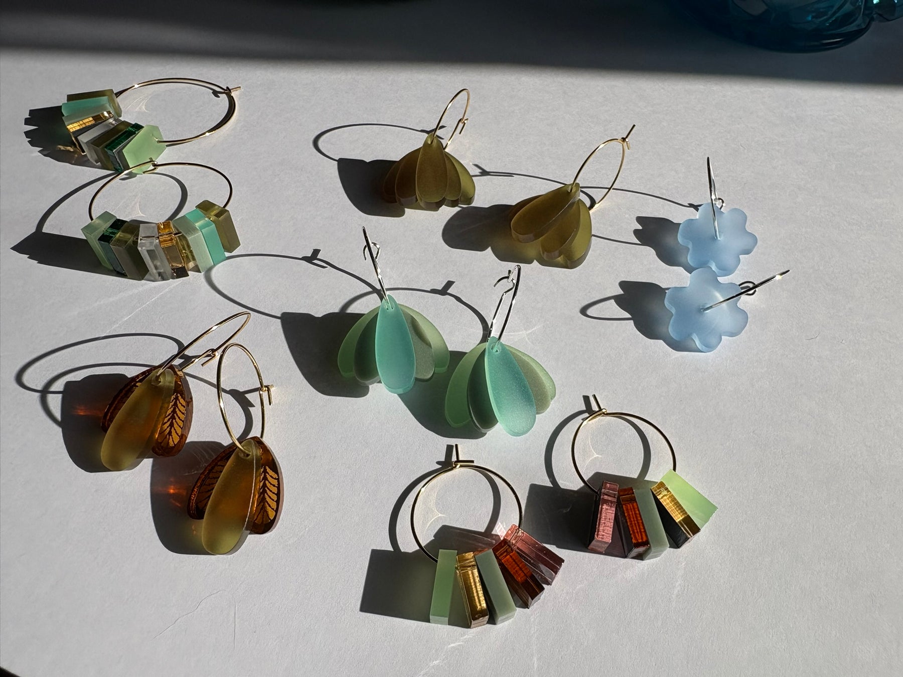 Summer Days 8 piece hoop Green / Amber
