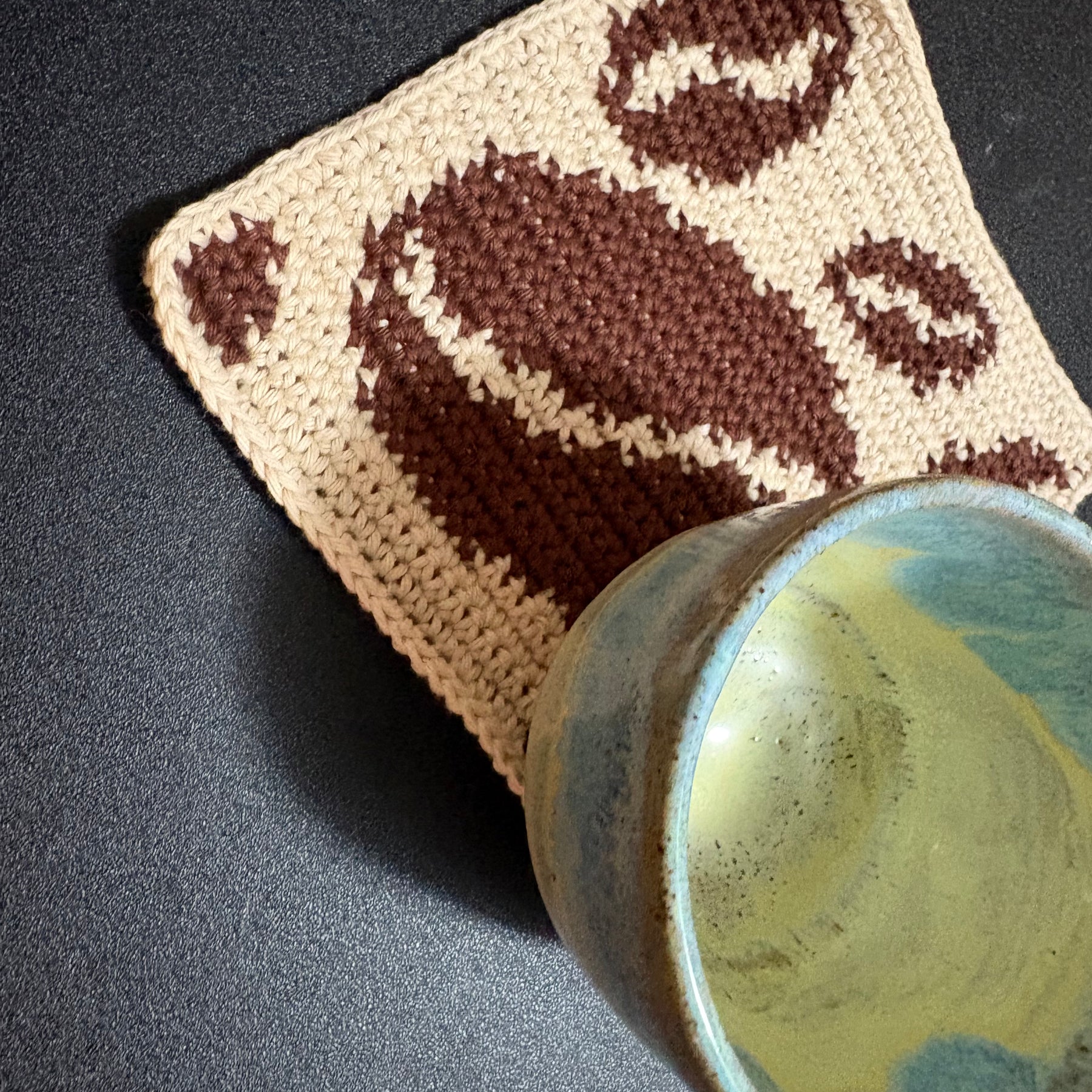 Tapestry Crochet Potholder or Hotpads