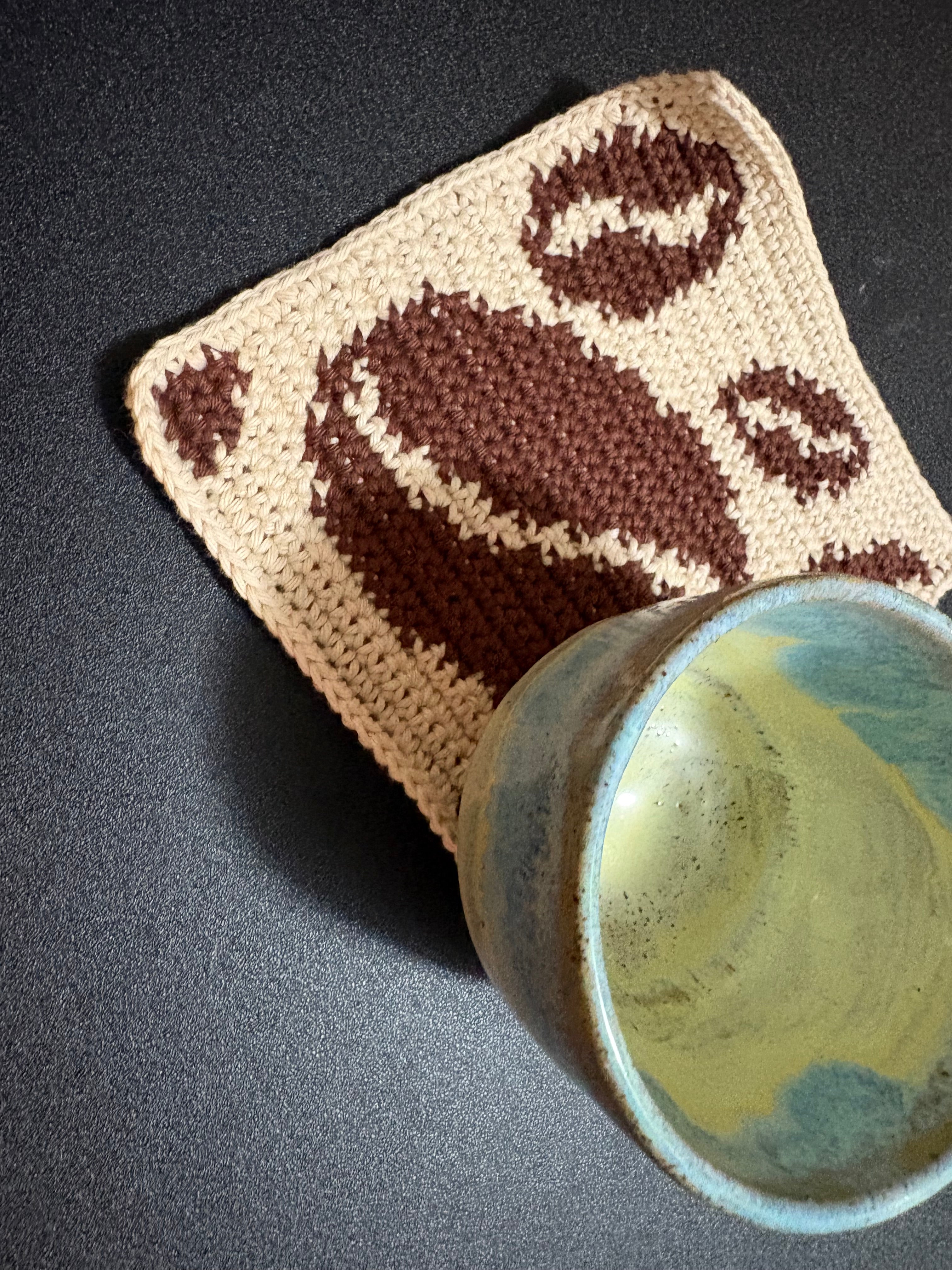 Tapestry Crochet Potholder or Hotpads