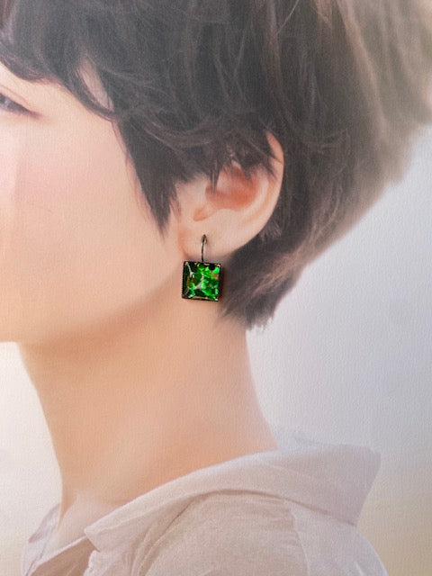 Square Resin earrings