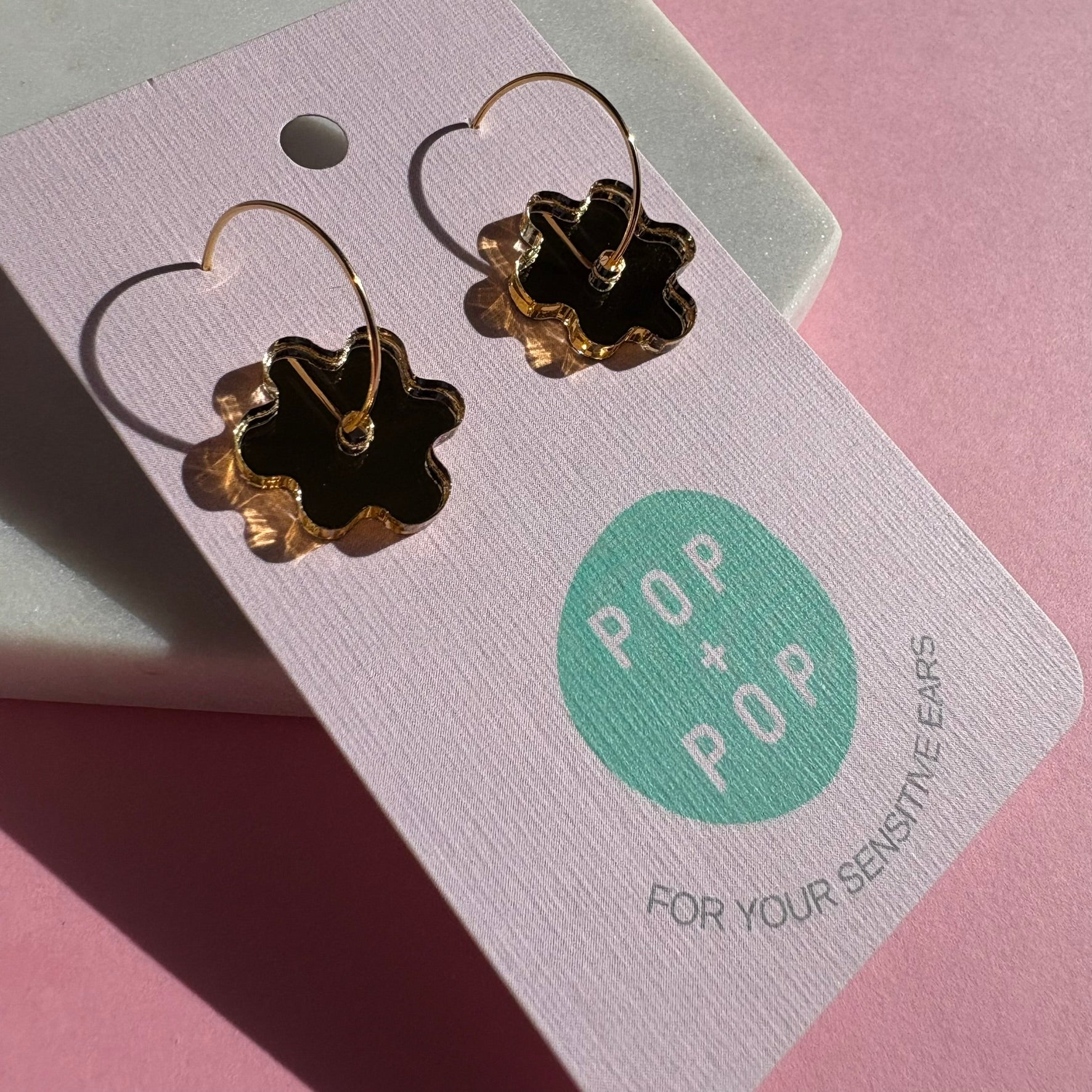 Bees Knees mini Flower hoop - Gold Mirror