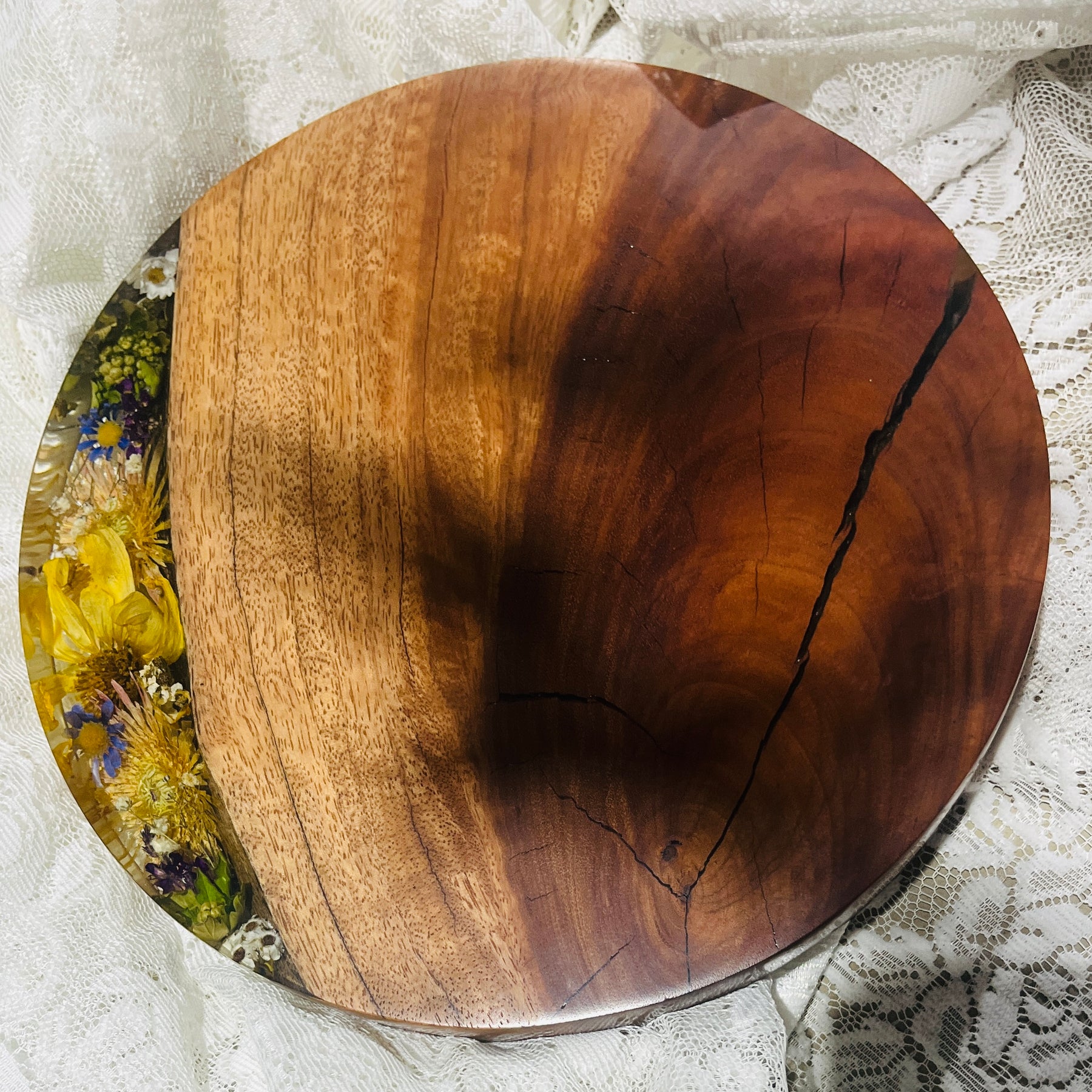 Round Resin Serving Board