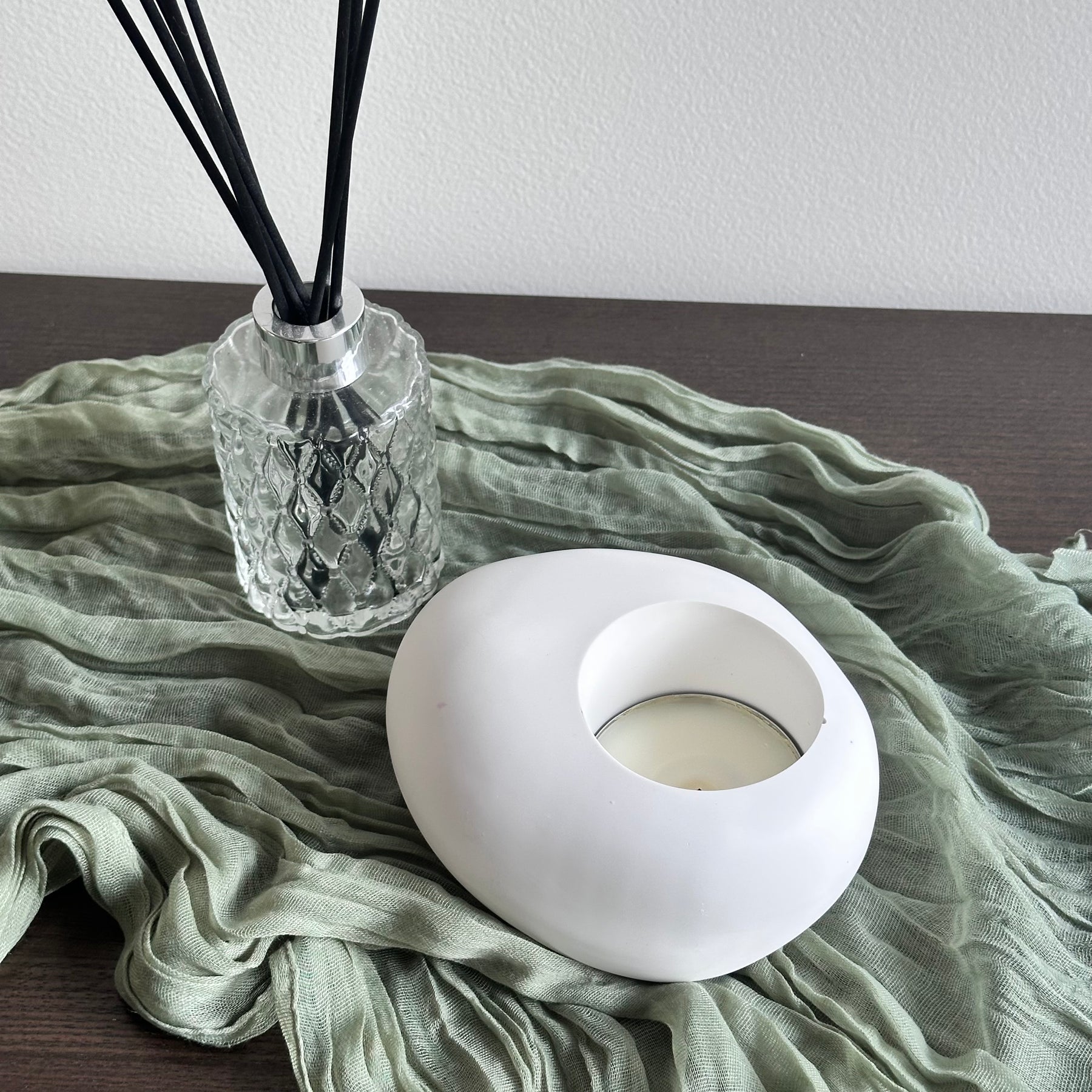 Eco-friendly resin Candle Holders
