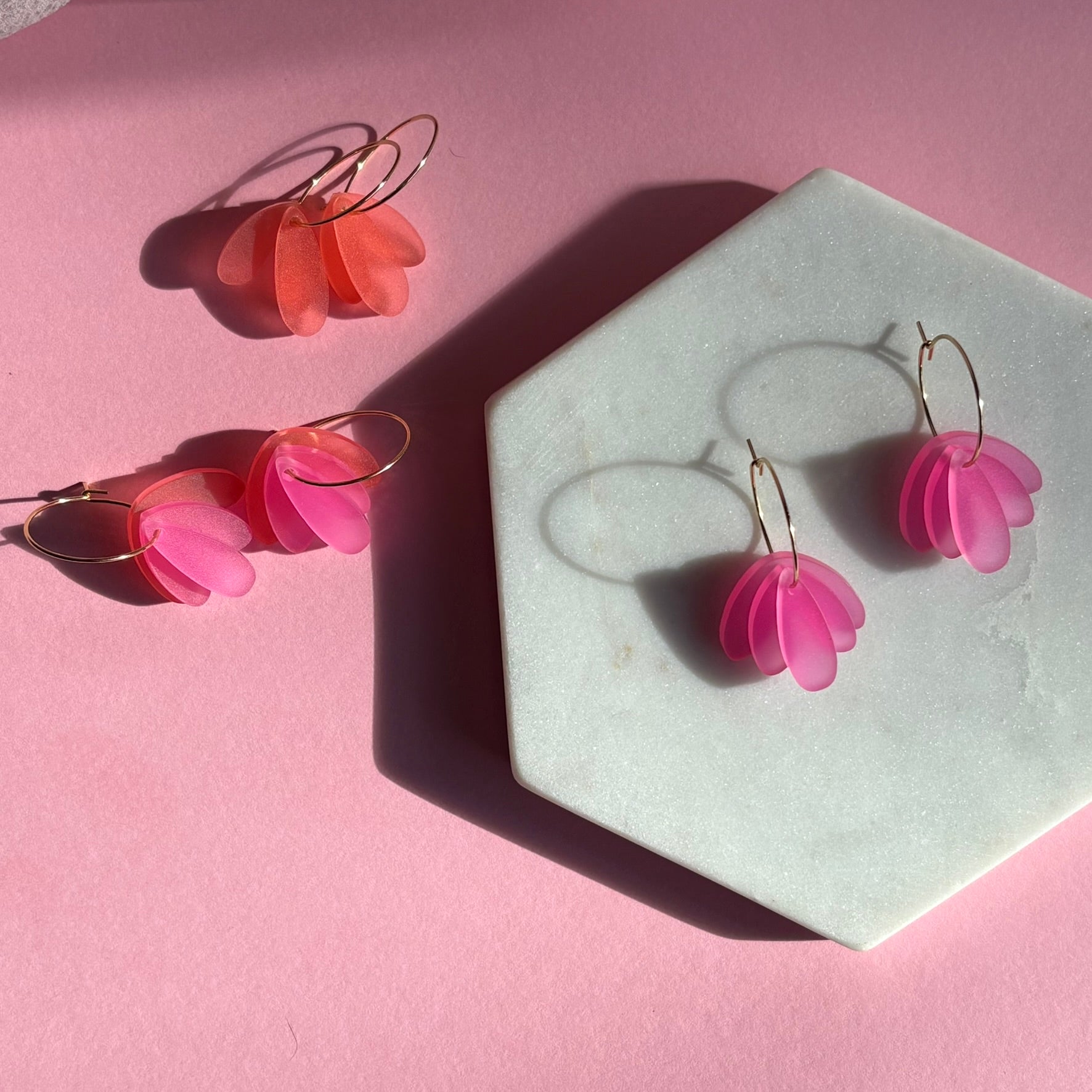Fids Flower 3 Piece Nectarine and hot pink