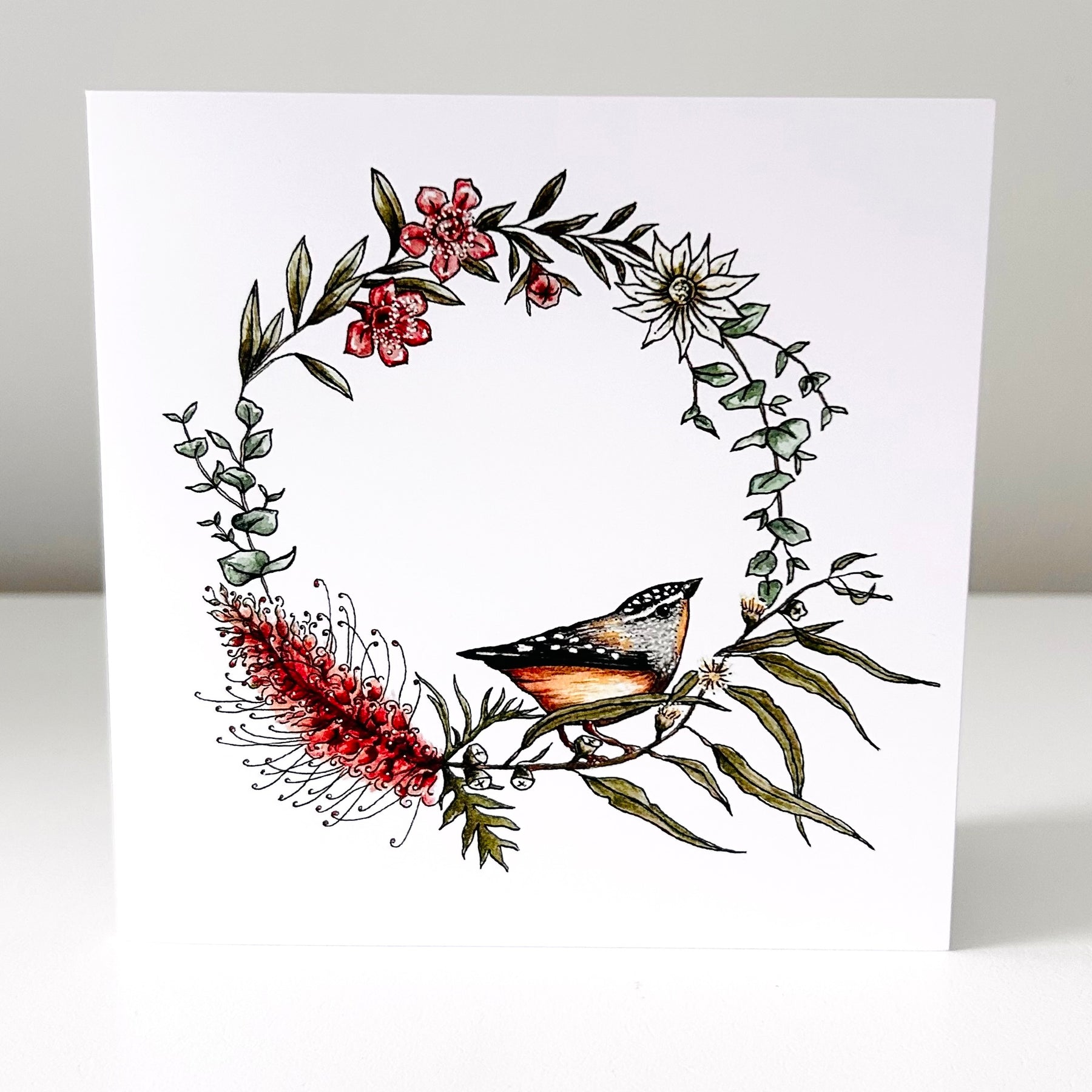 Art Card - you pick: Flannel Flower • Native Nest • Helena Gum Moth