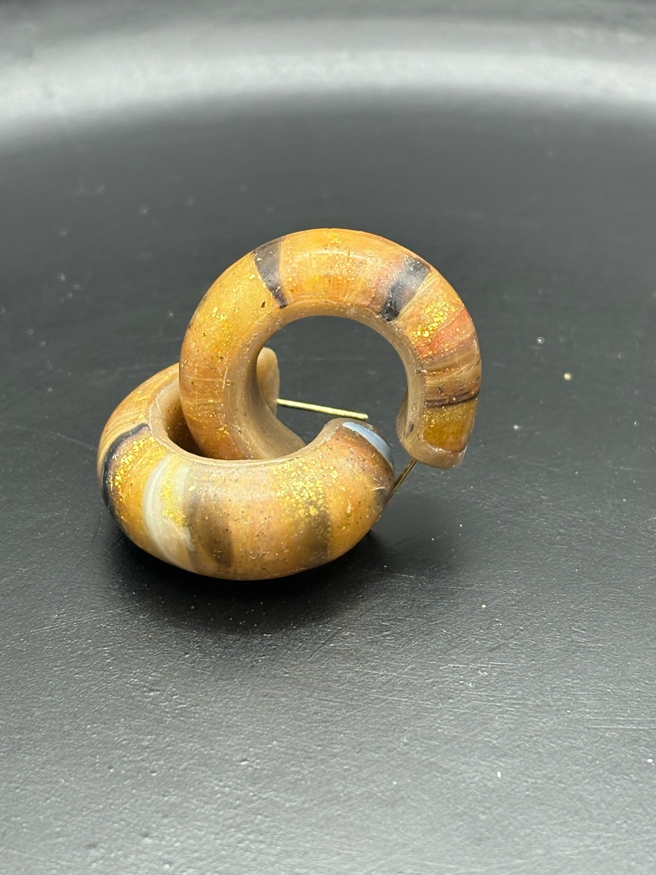Tortoiseshell Hoops