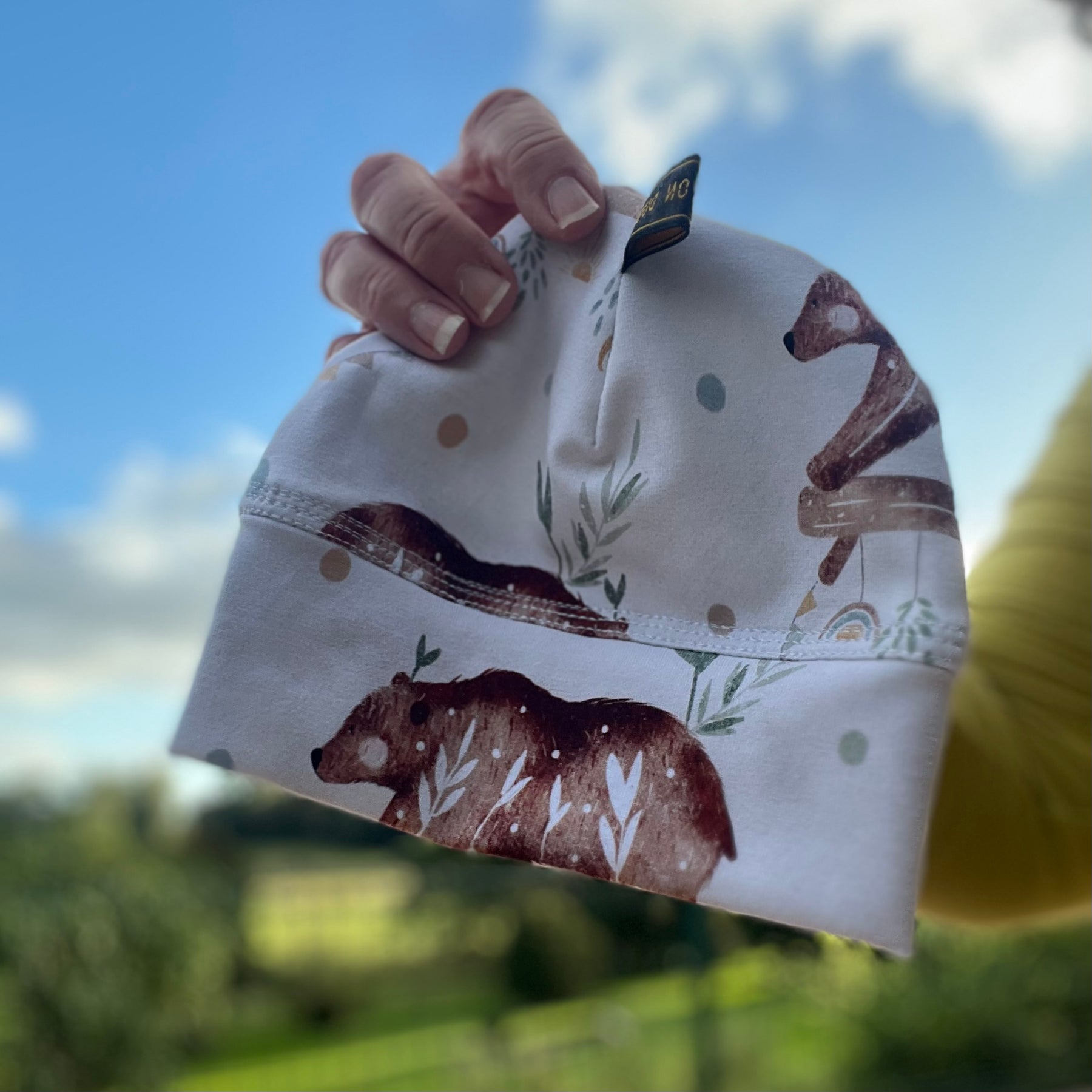 Bears and Elephants | Sizes 000, 00 | Handmade Long Baby Pants by Dumbleton Duds | FREE Postage $50+