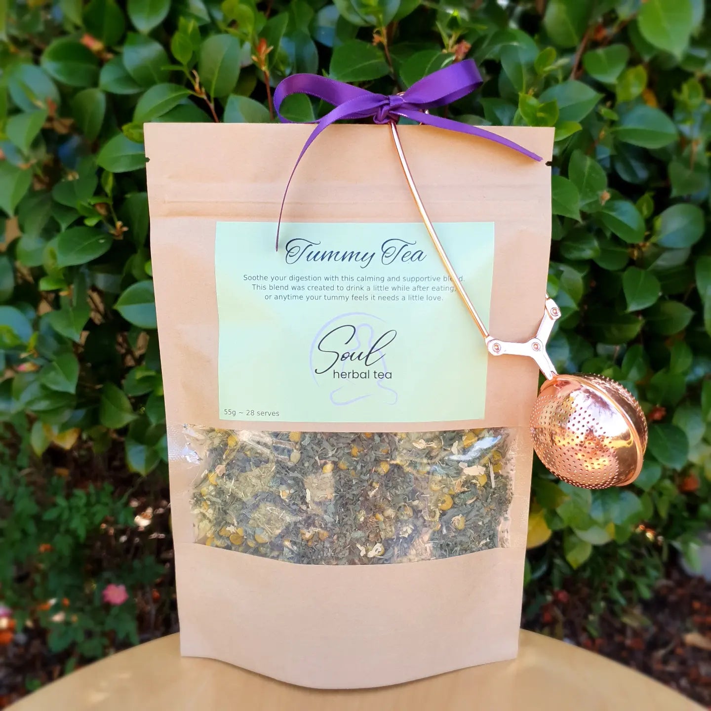 Soul Herbal Tea & Rose Gold Infuser GIFT BUNDLE