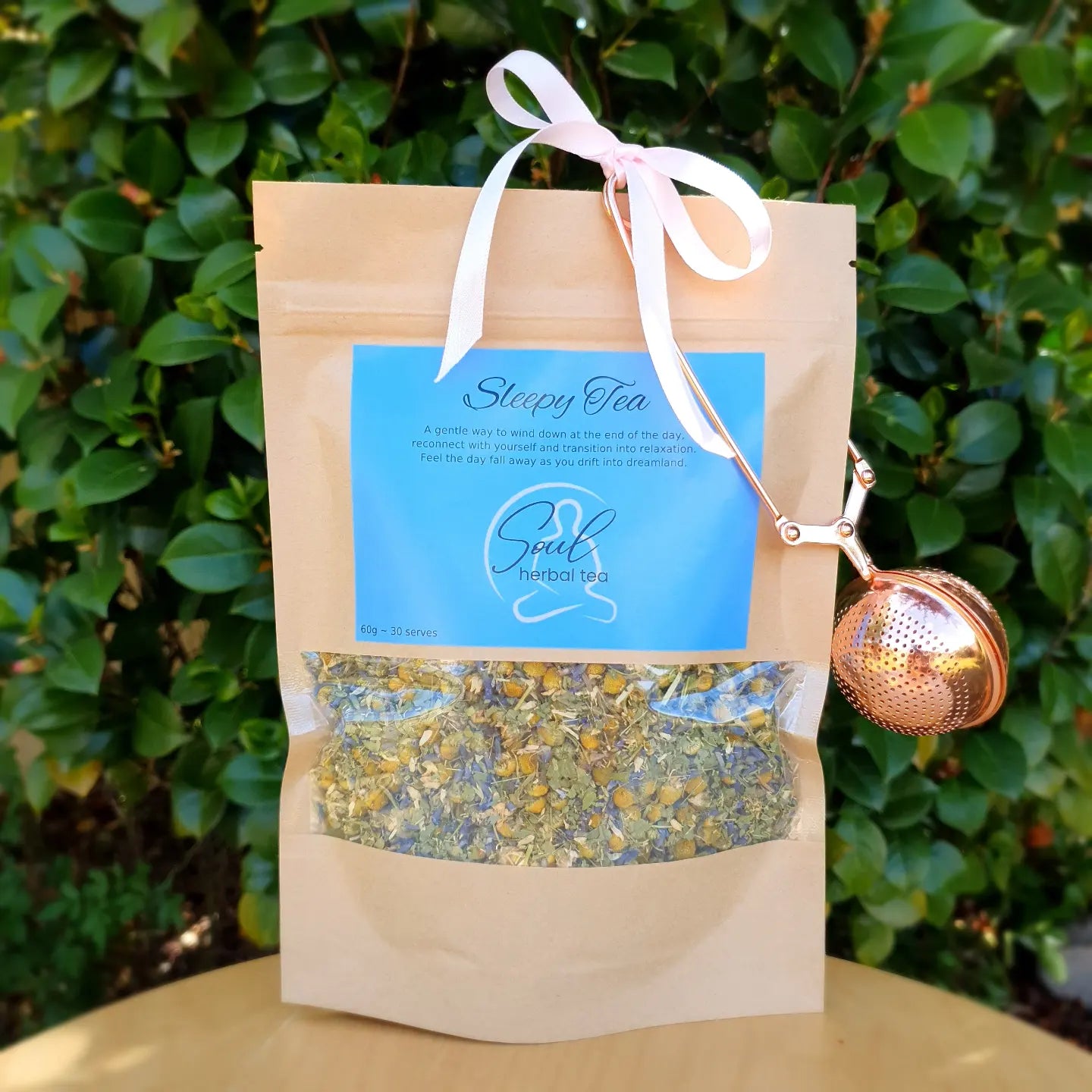 Soul Herbal Tea & Rose Gold Infuser GIFT BUNDLE