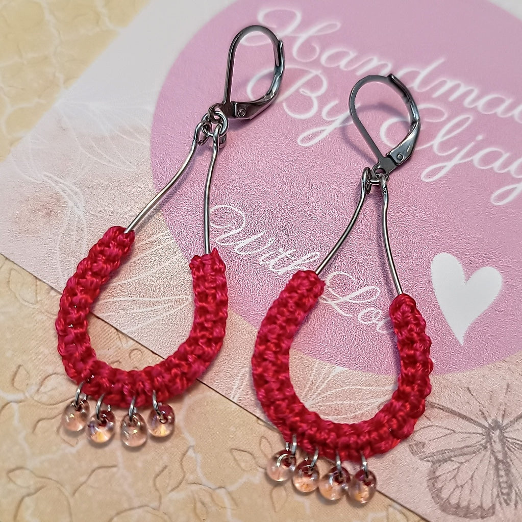 Assorted Macrame Beaded Earrings
