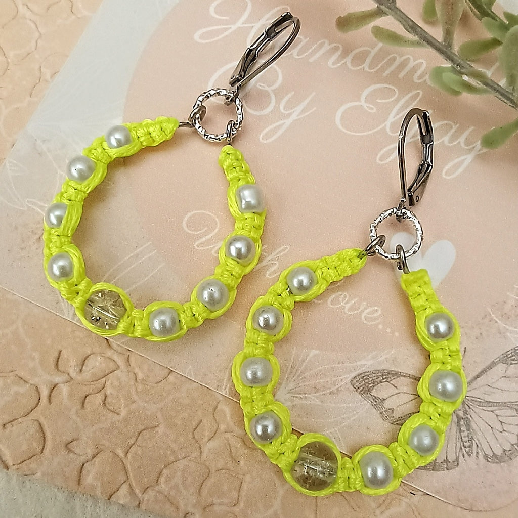 Assorted Macrame Beaded Earrings