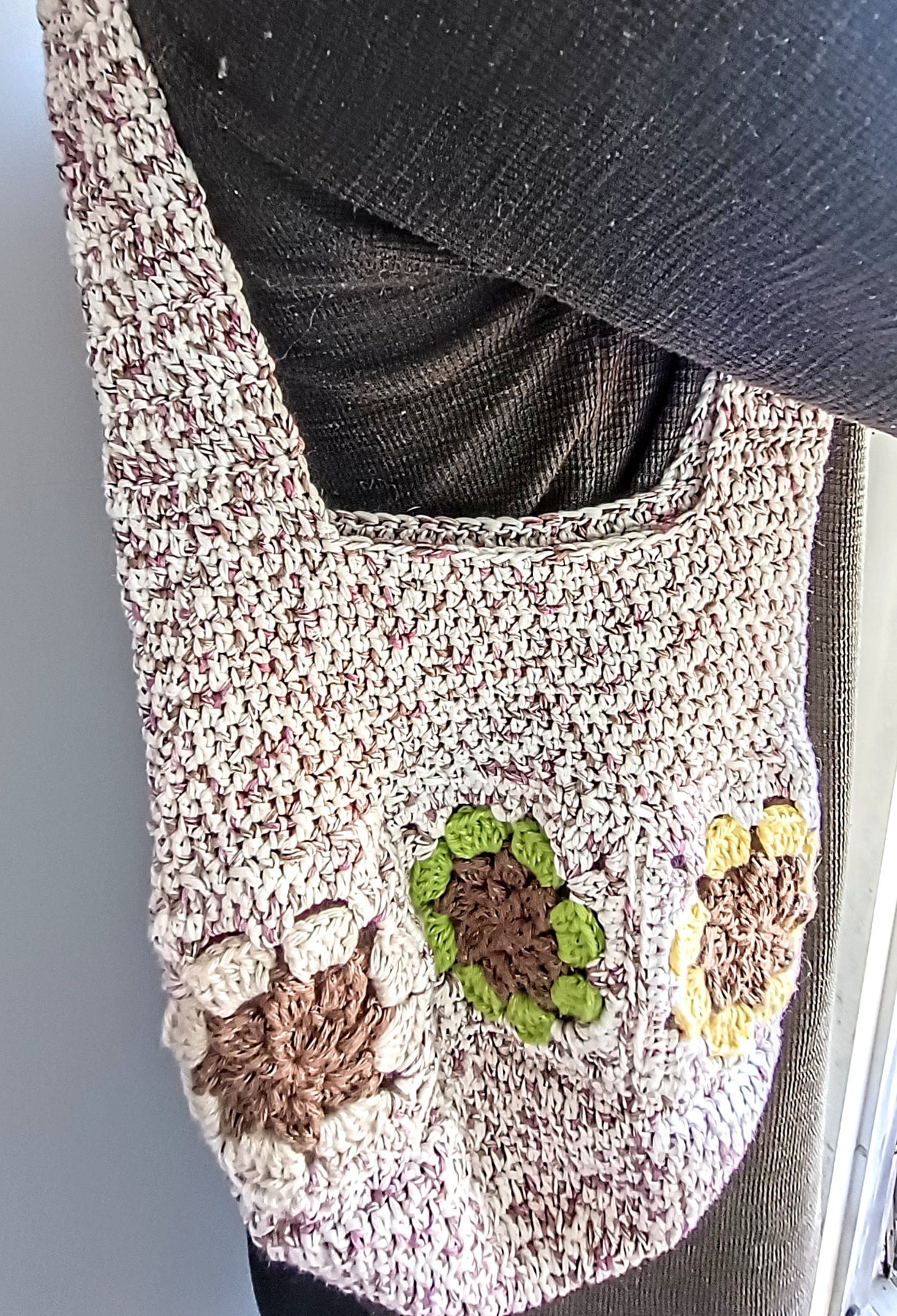 Crochet Boho-Style Shoulder Bag