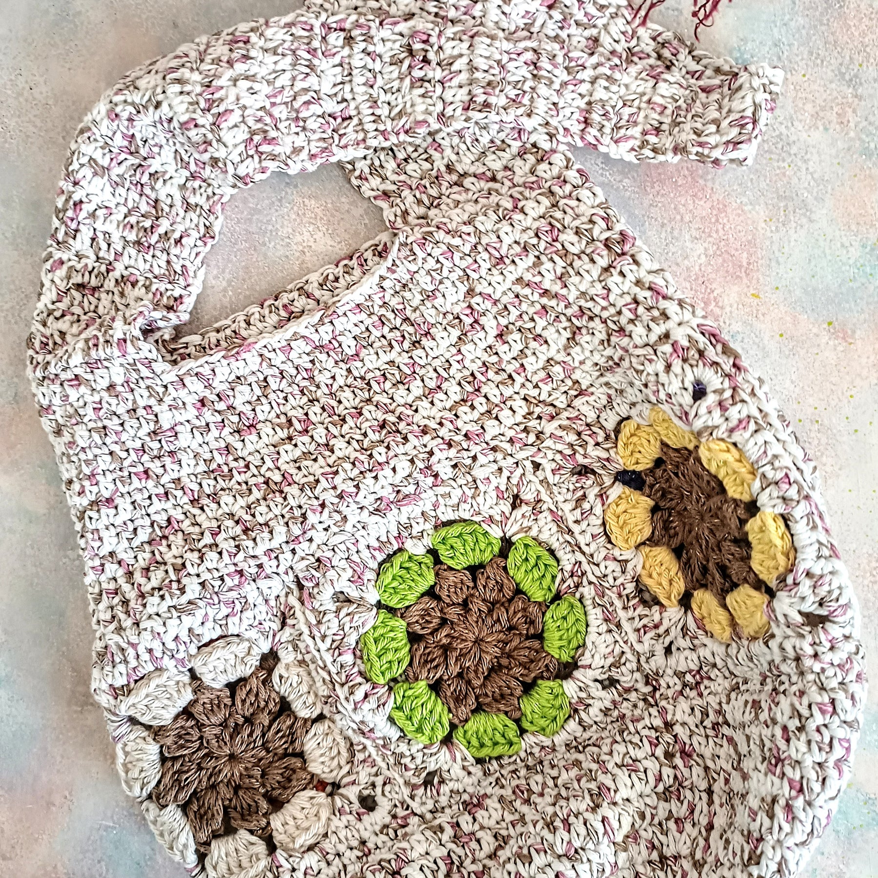 Crochet Boho-Style Shoulder Bag