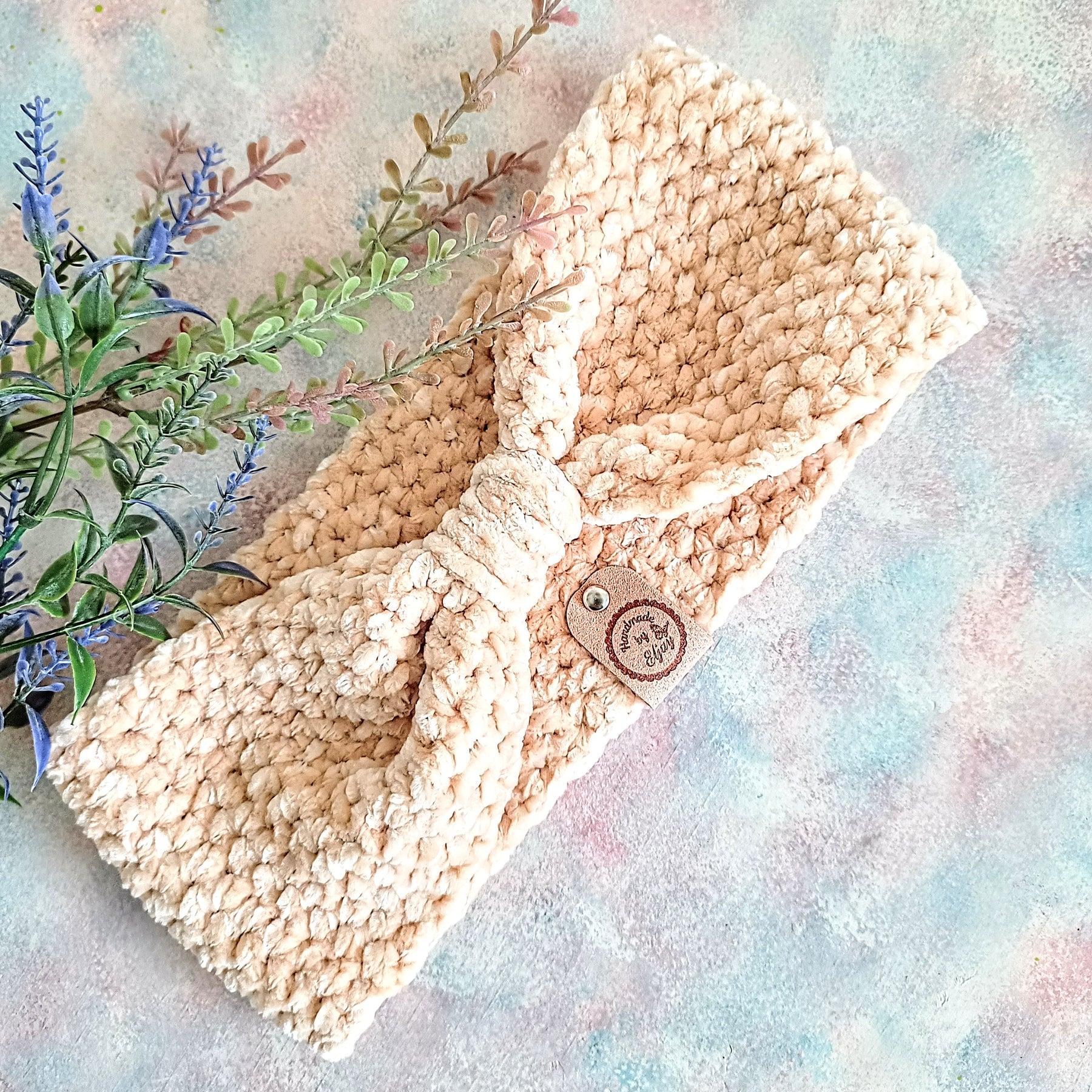 More Crochet Velvet Headband/Earwarmers