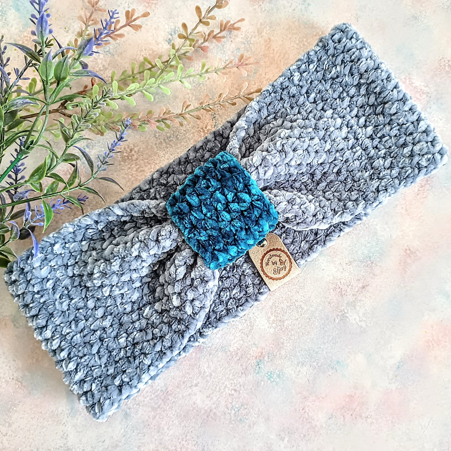 More Crochet Velvet Headband/Earwarmers