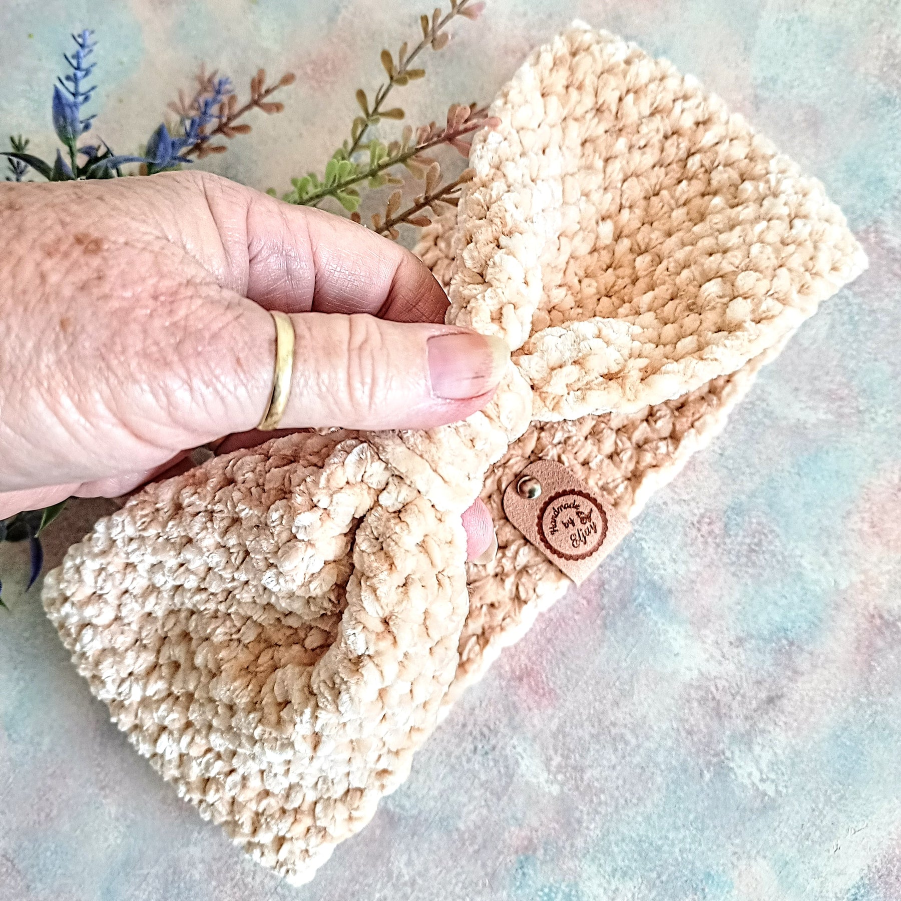 More Crochet Velvet Headband/Earwarmers