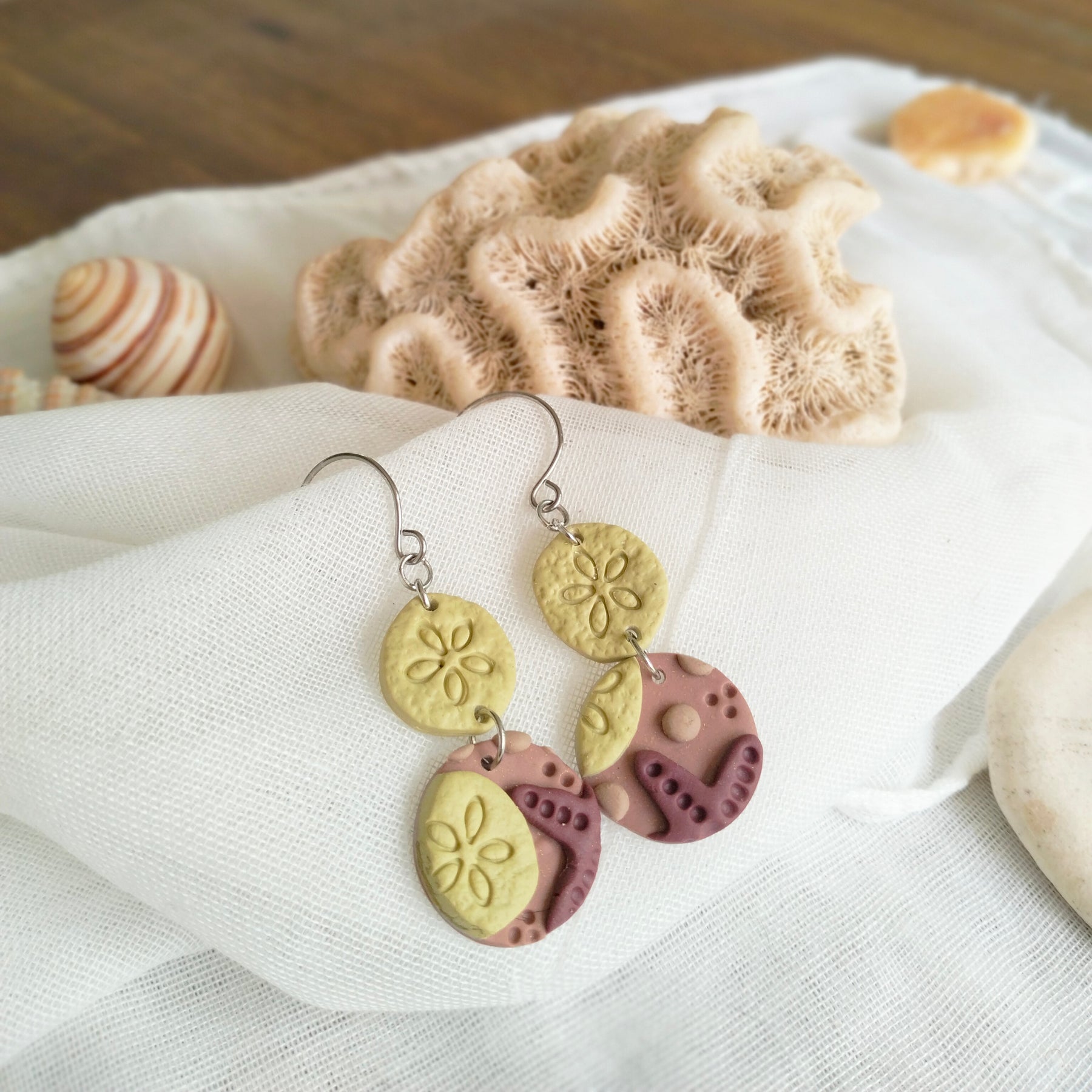 Earrings - Beachcombers Collection - Beachy Boho Dangles