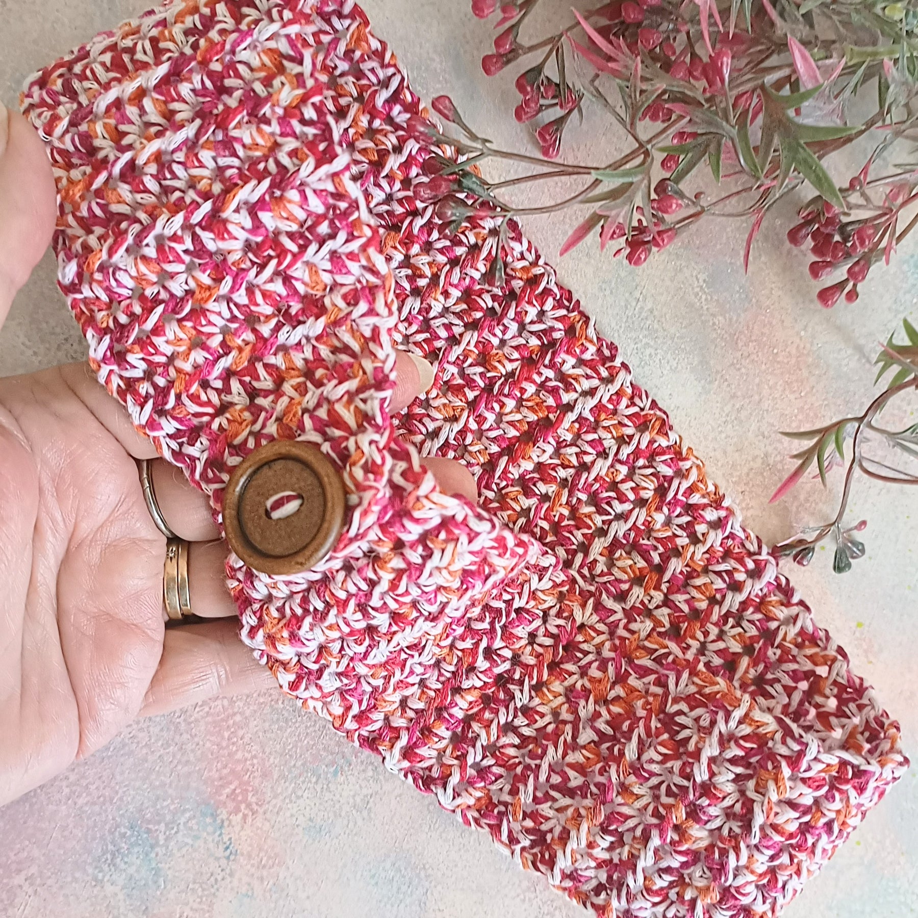 Button Up Crochet Headbands