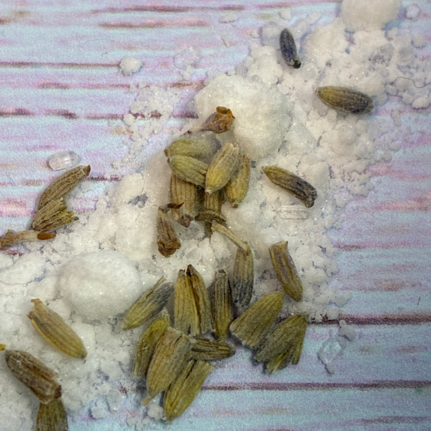 Dried Lavender Bath Fizz - Lavandin Essential Oil