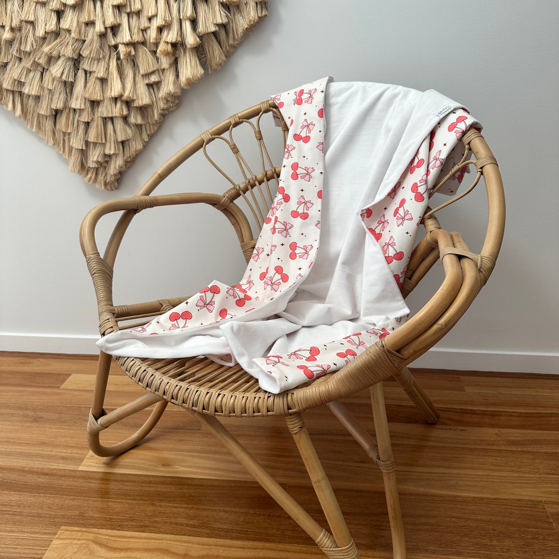 Cherries snuggie blanket