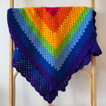 Crochet | Blanket / Throw | Various Rainbow Styles