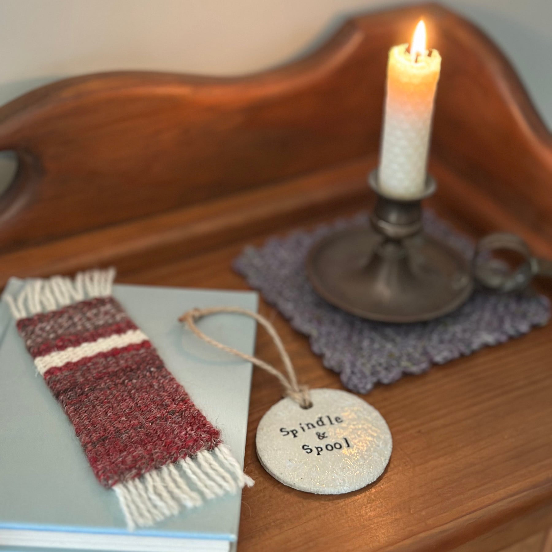 Handspun Woven Bookmarks