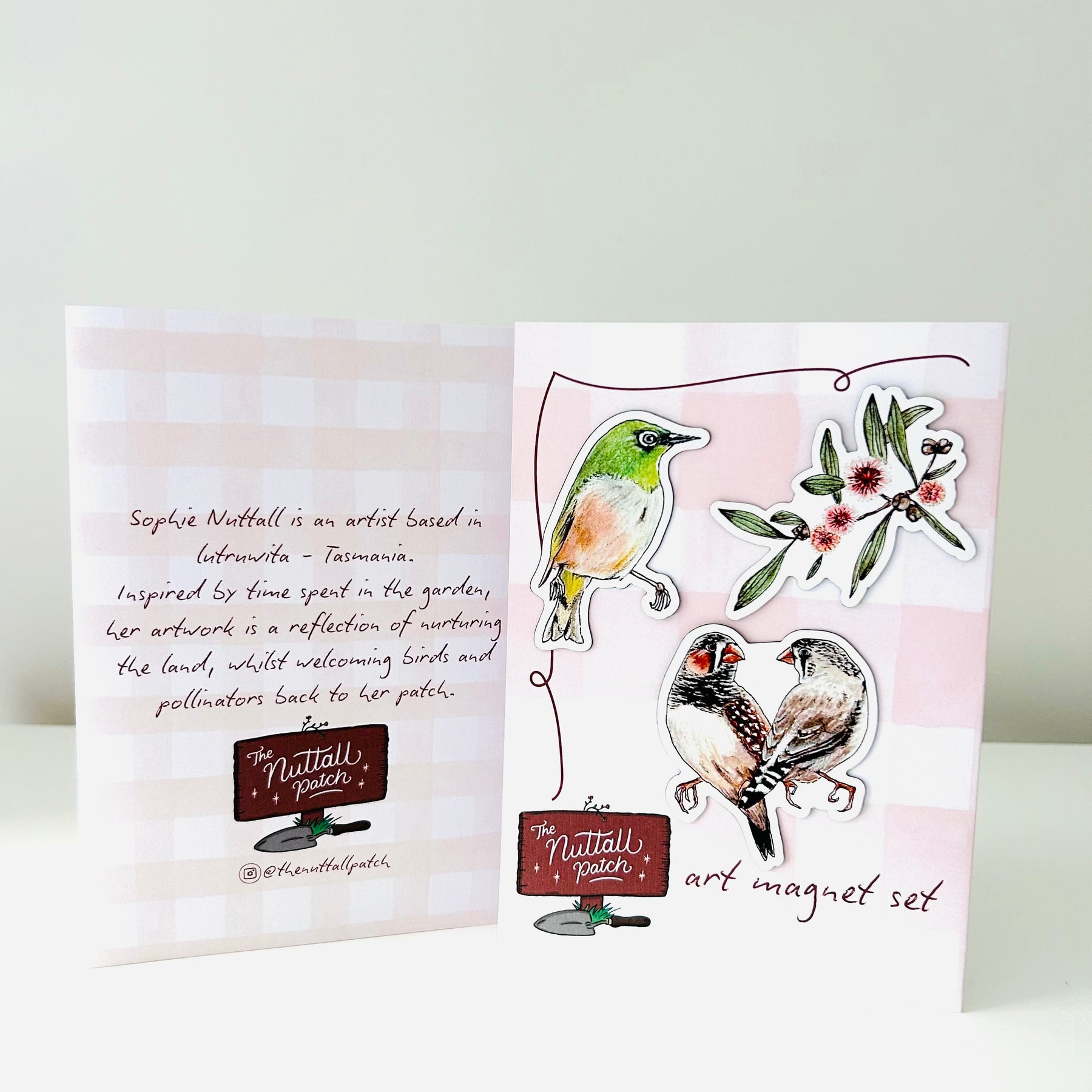 Art Magnet Set - Hakea & Birds