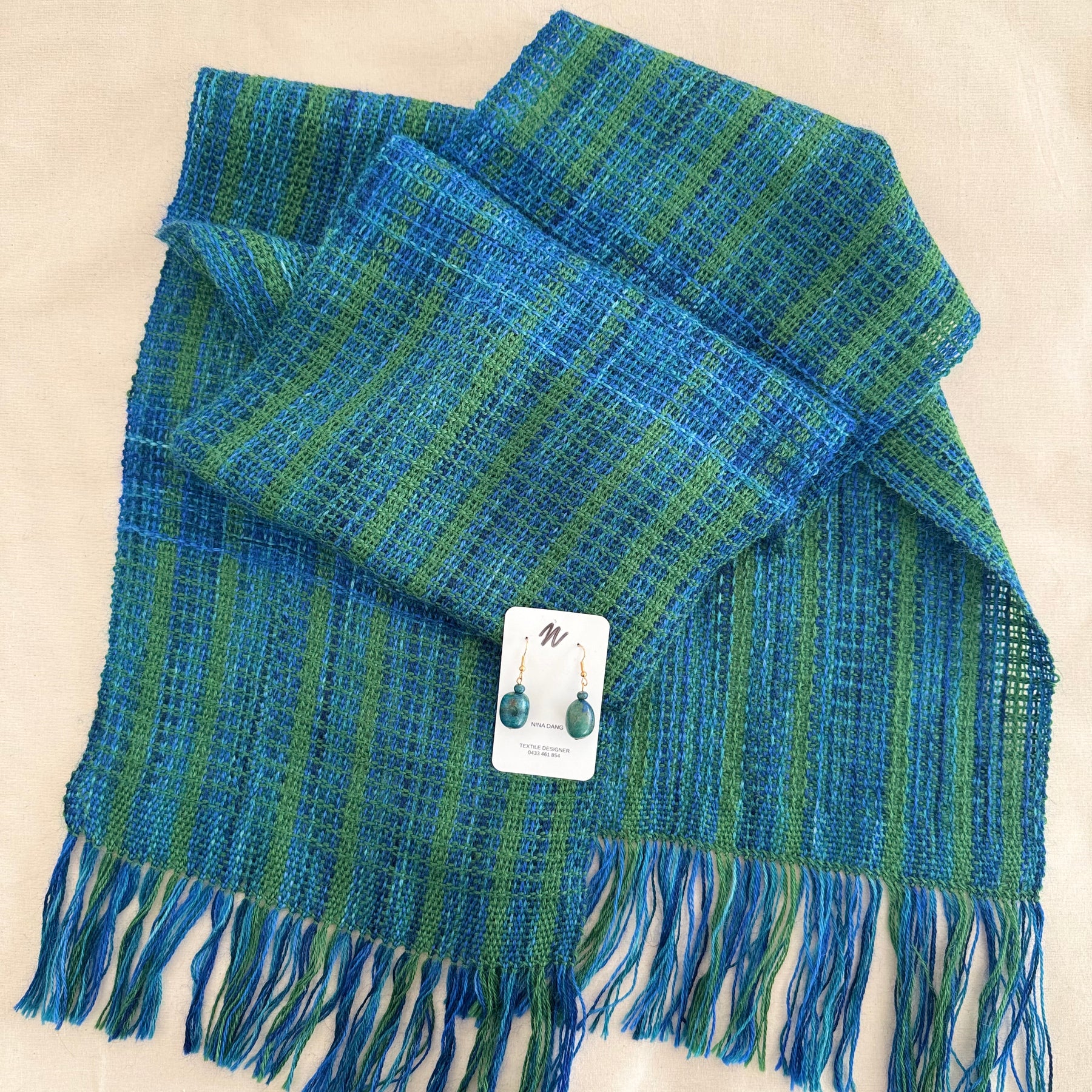 Handmade Peacock Scarf