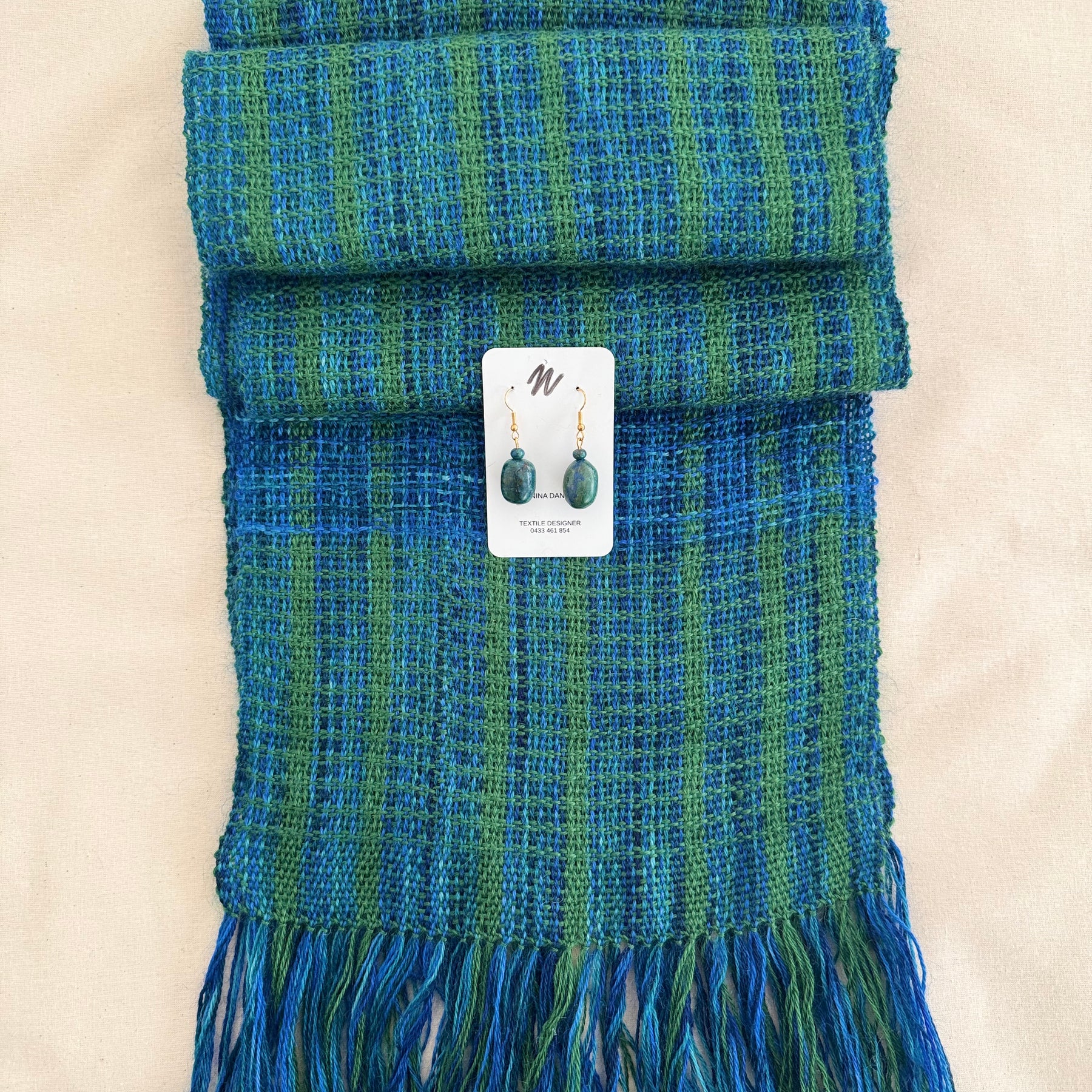 Handmade Peacock Scarf