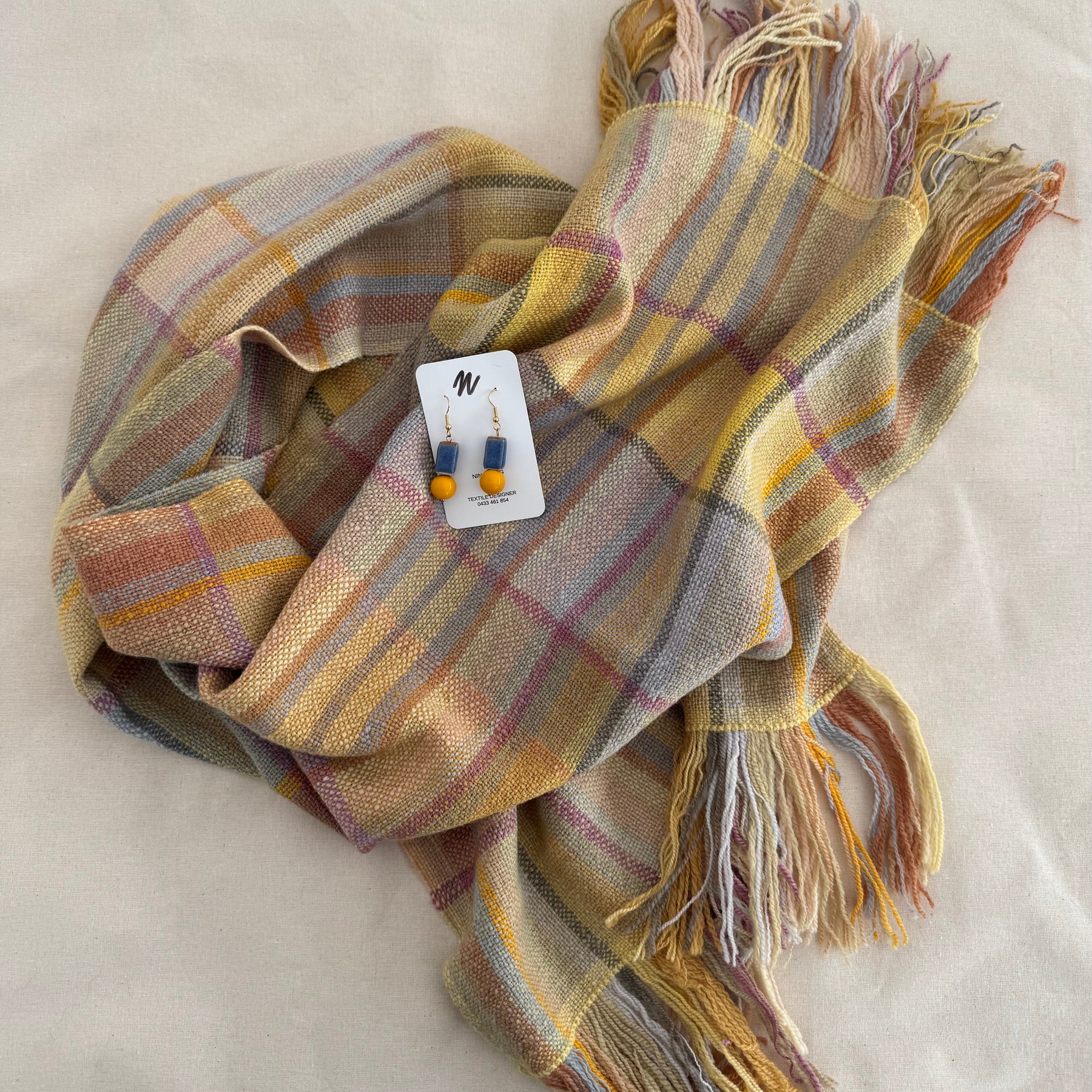 Handmade Colours of Nature Scarf