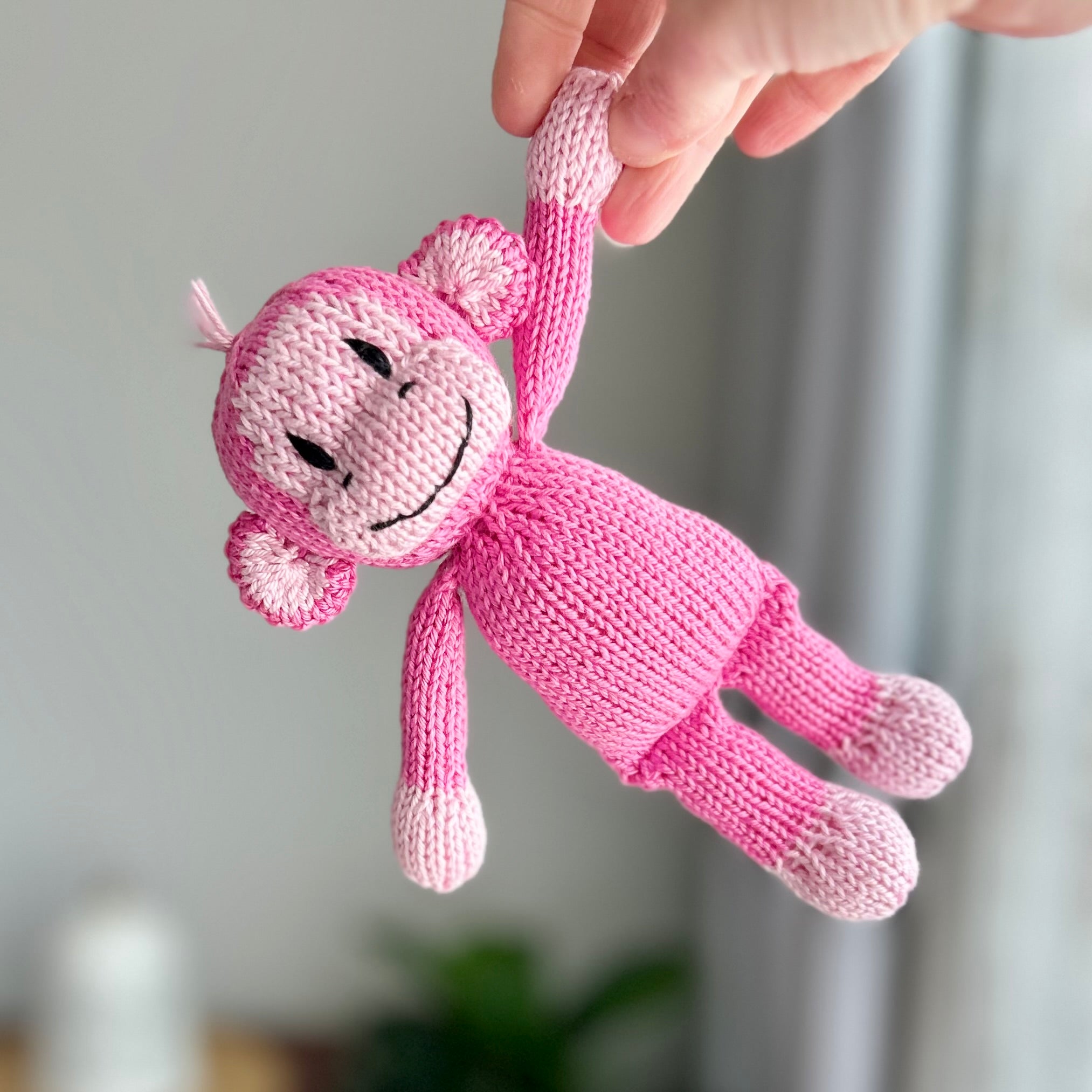 Monty the Monkey | Hand Knit | 18cm | Jungle Pal | Ready to Ship