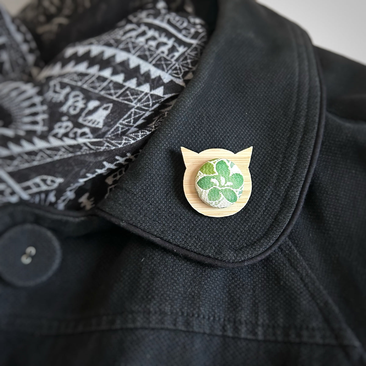 Kimono Cat Brooch