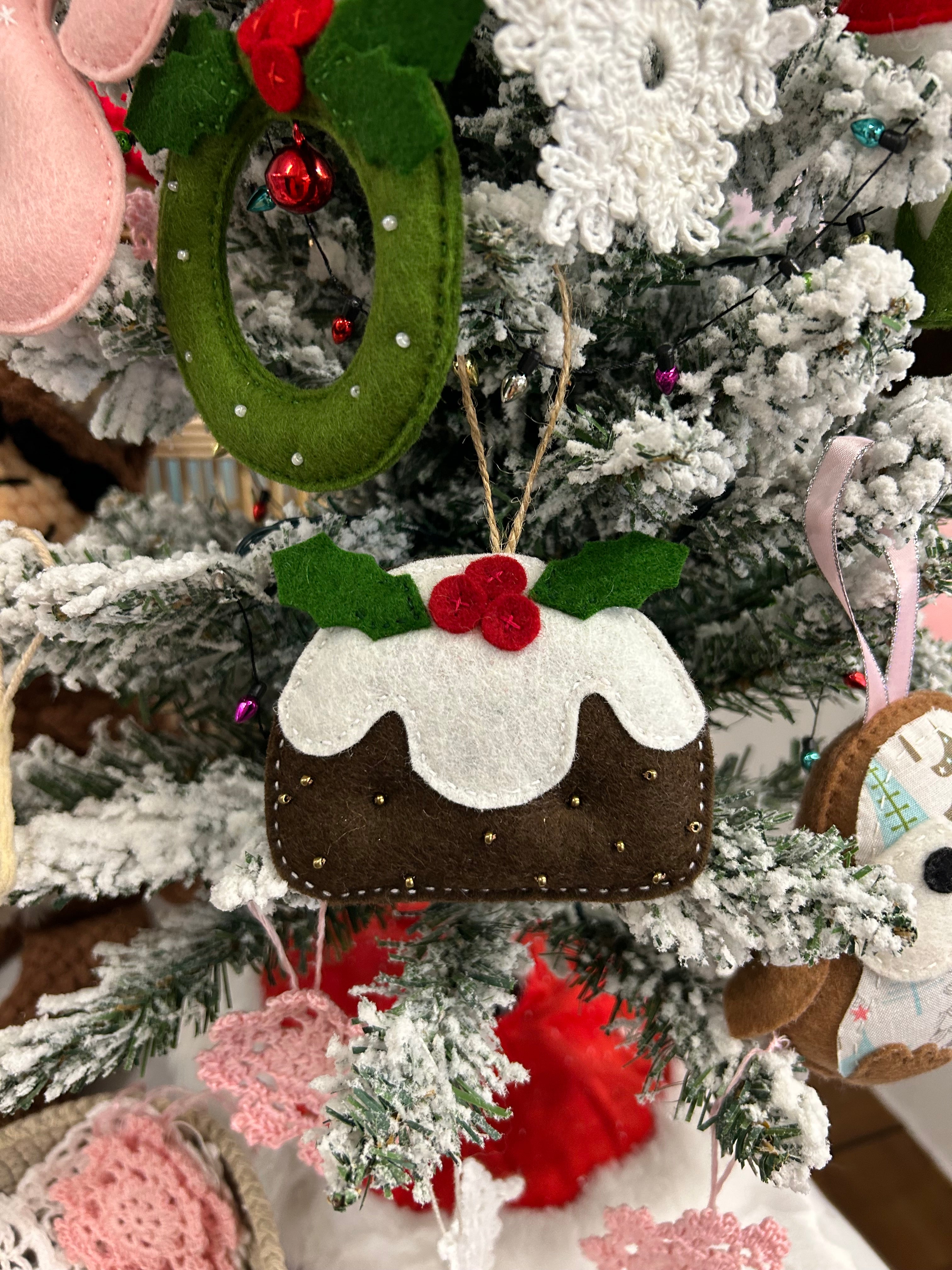 Christmas pudding decoration, ornament