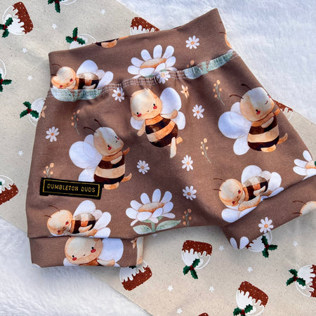 Baby Bees | Size 000 | Handmade Baby Pants by Dumbleton Duds | FREE Postage $50+