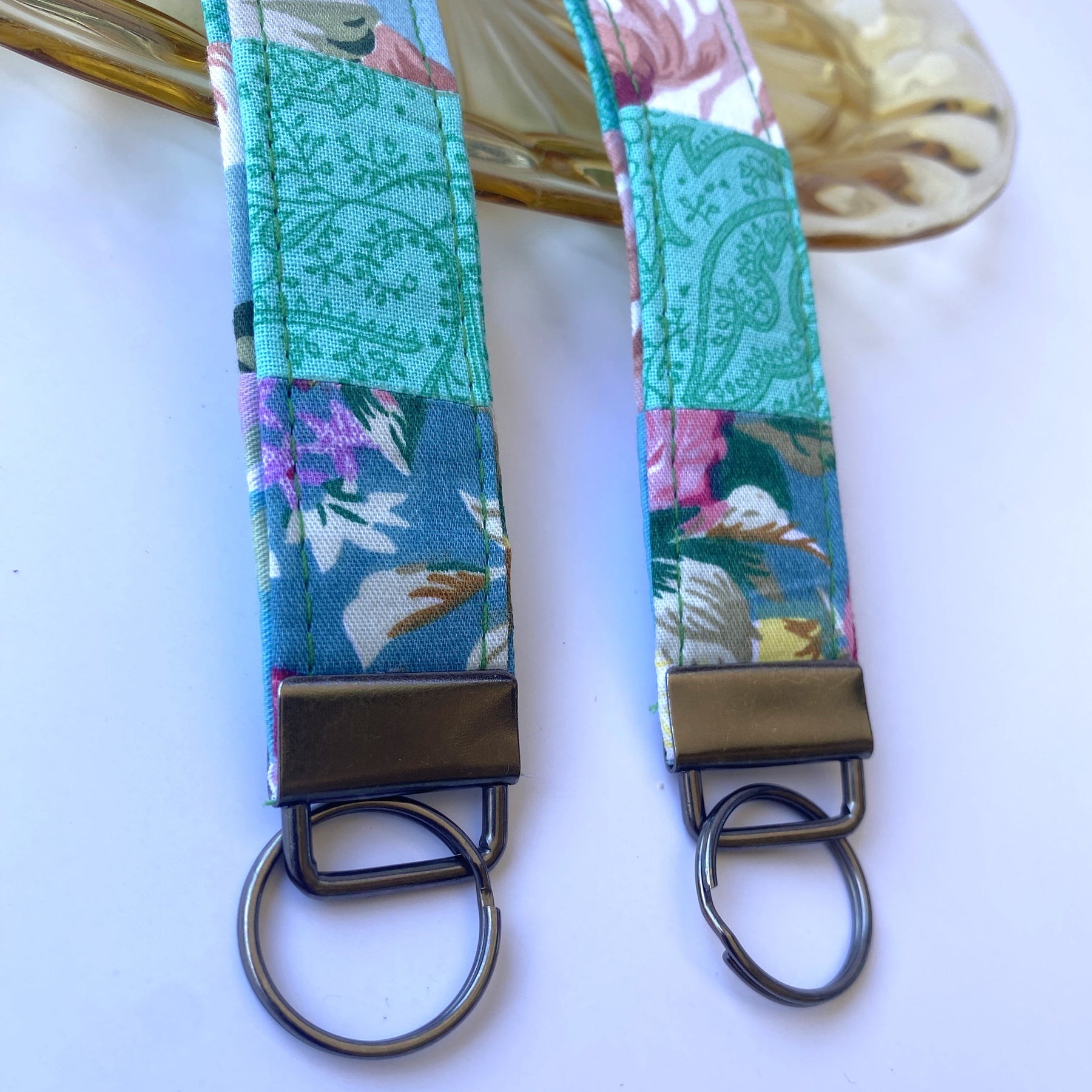 Key fob / wristlet - all the greens