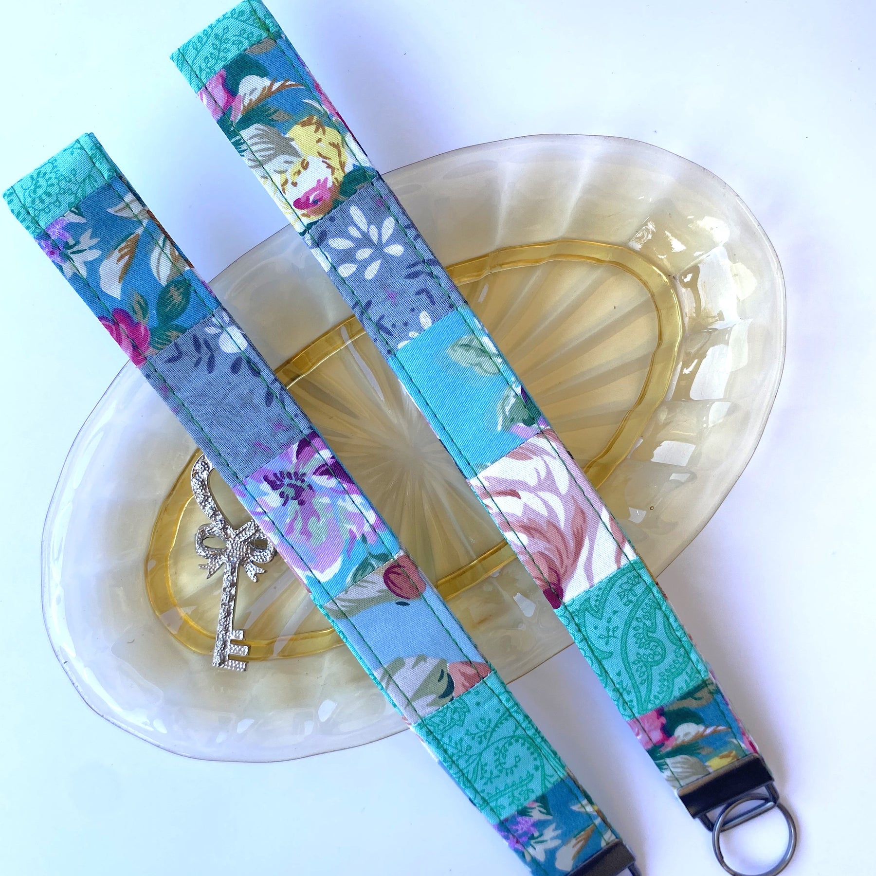 Key fob / wristlet - all the greens