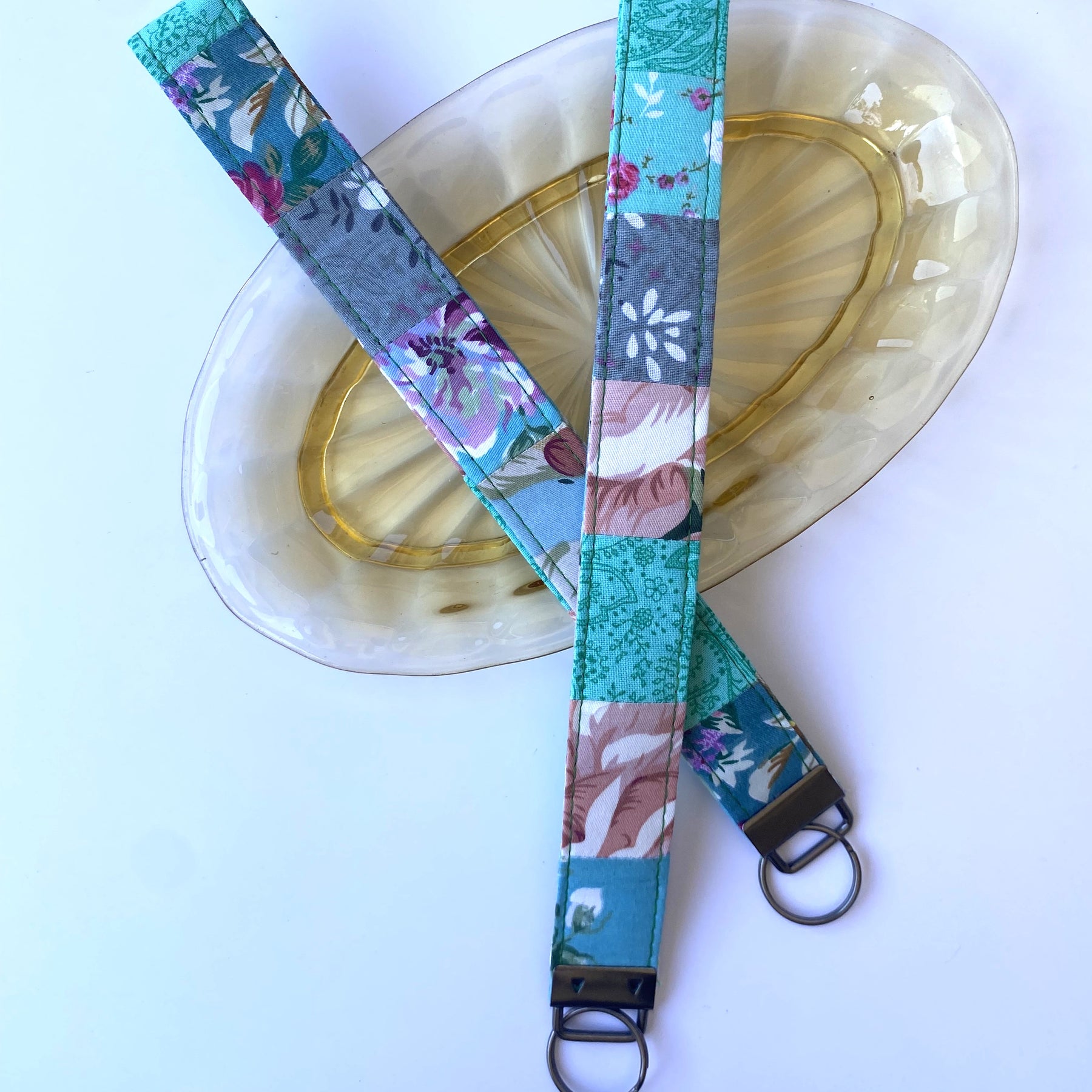 Key fob / wristlet - all the greens