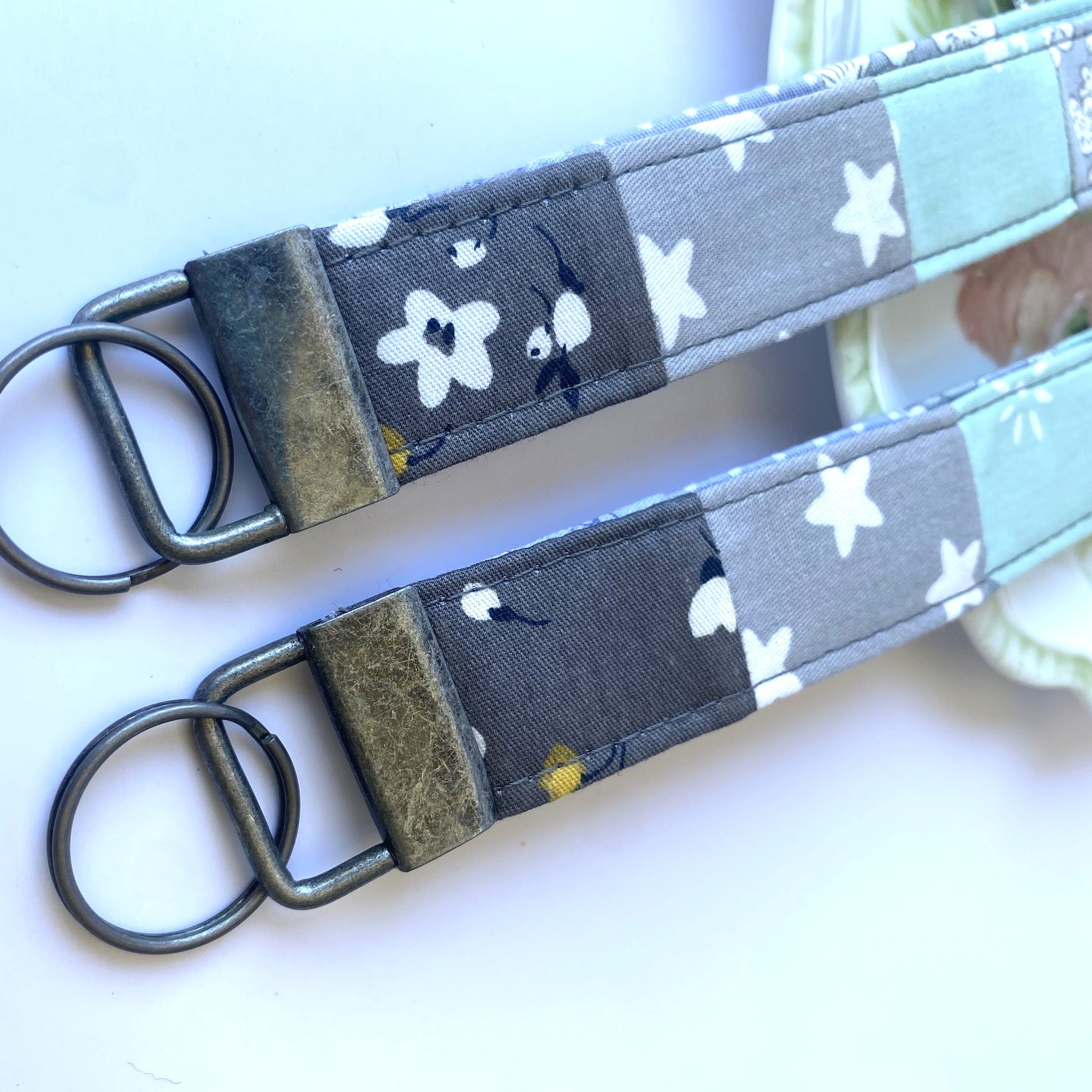 Key fob / wristlet - shades of grey