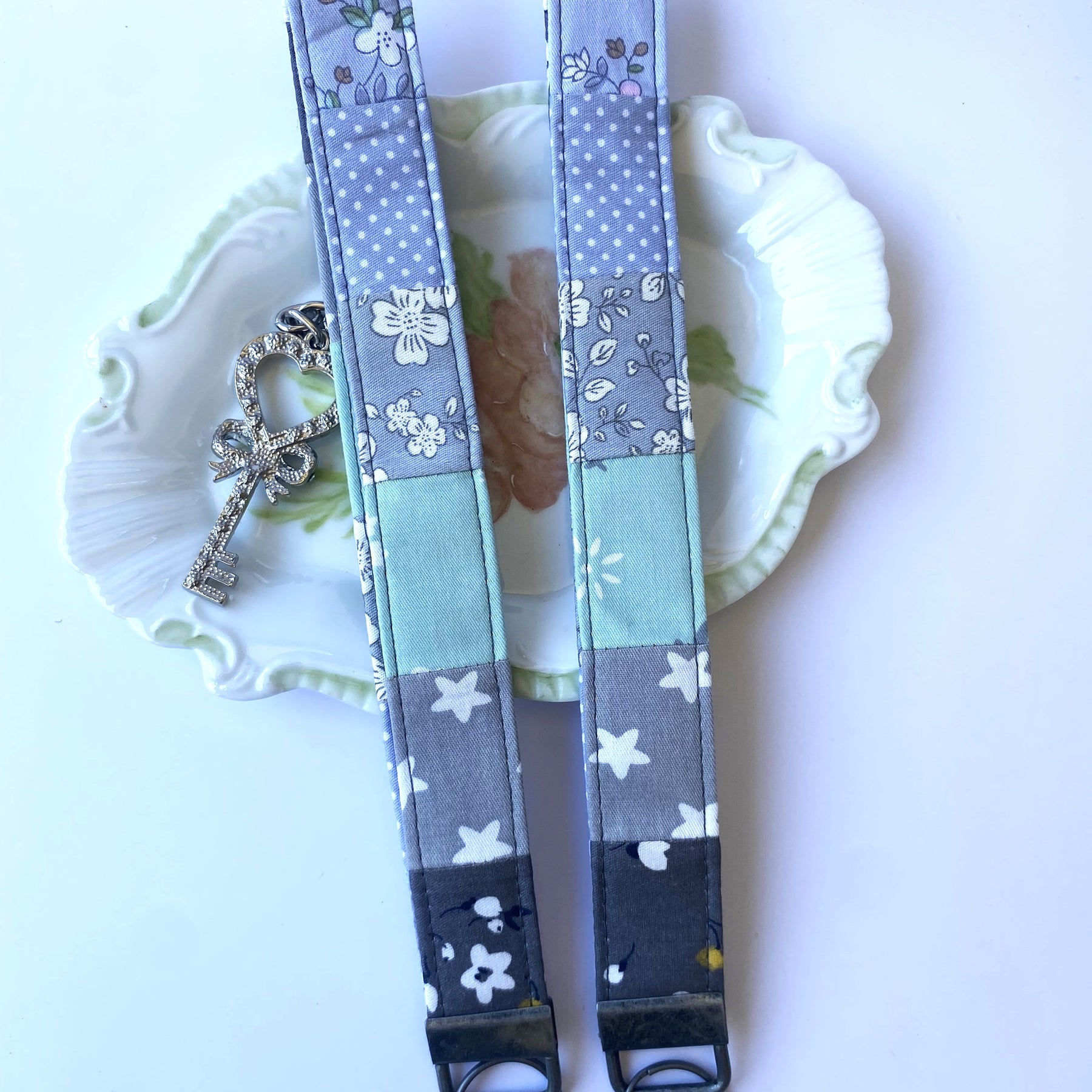 Key fob / wristlet - shades of grey