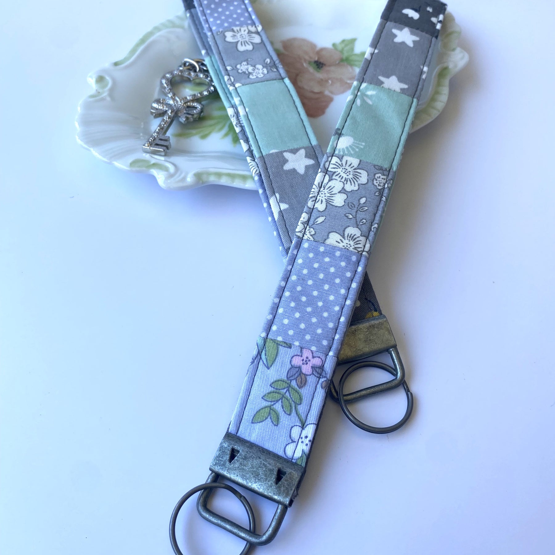 Key fob / wristlet - shades of grey