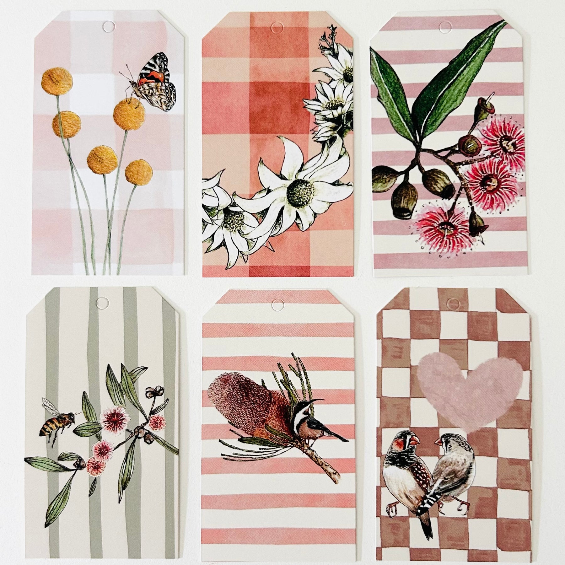 Art Gift Tags - Australian Natives
