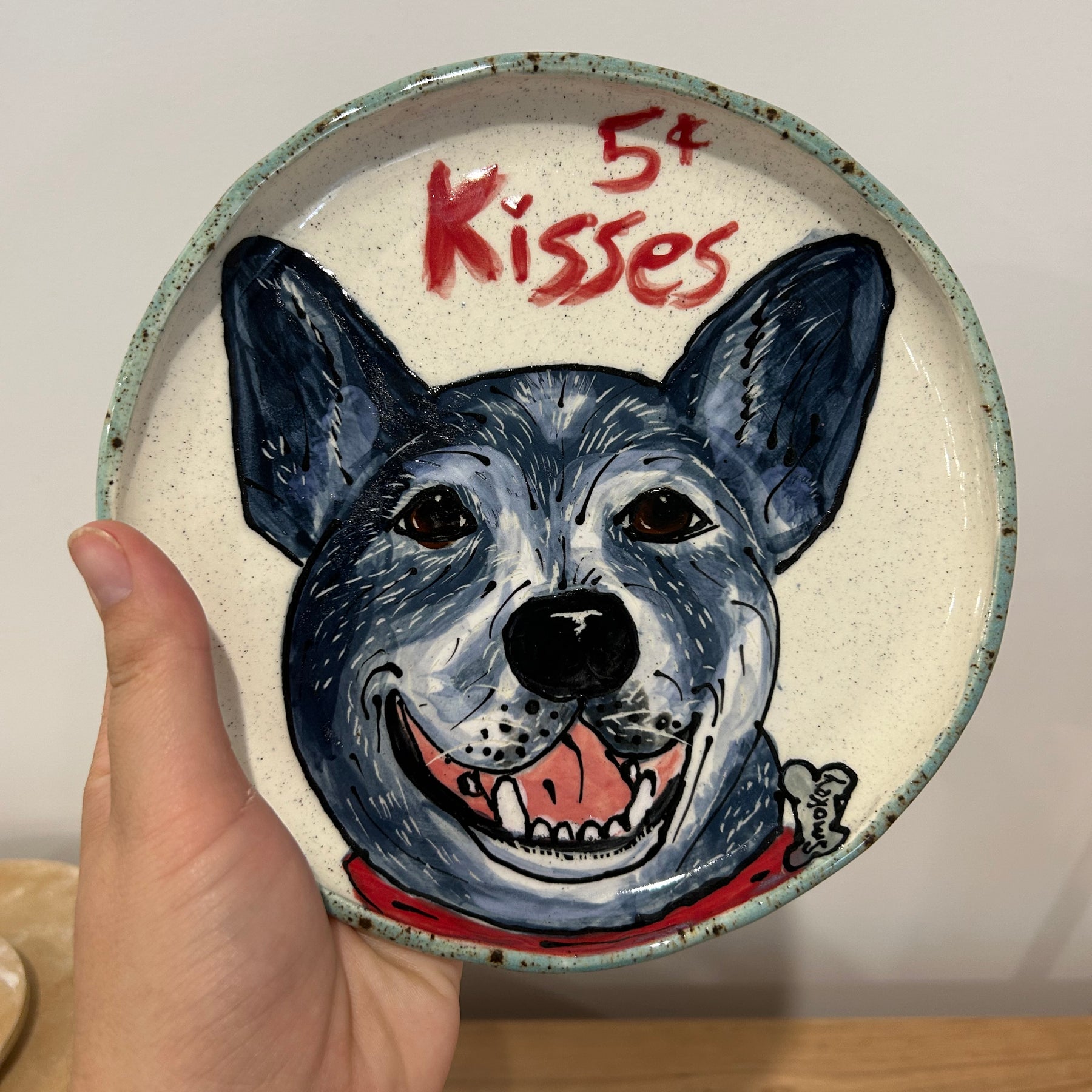 Custom Personalised Pet Portrait Plates