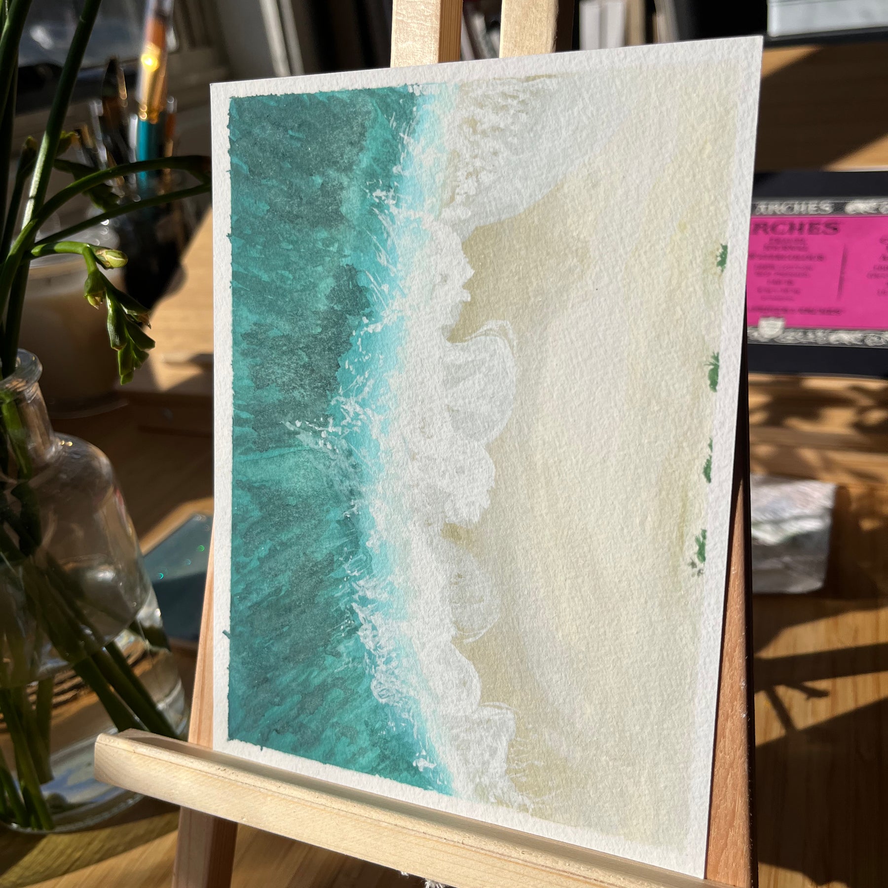 Wall Art - Aerial Coastline 4 - A5 Print