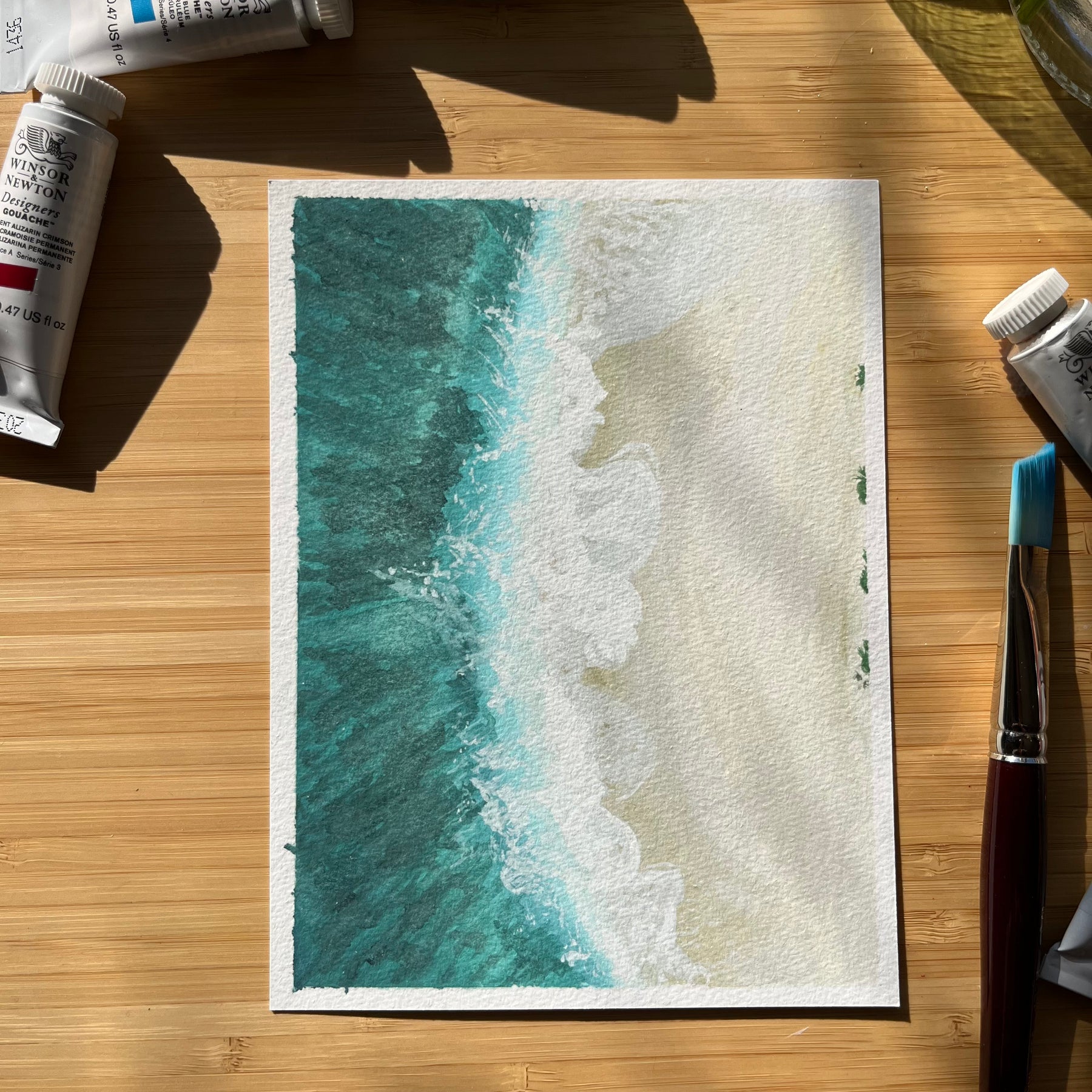 Wall Art - Aerial Coastline 4 - A5 Print