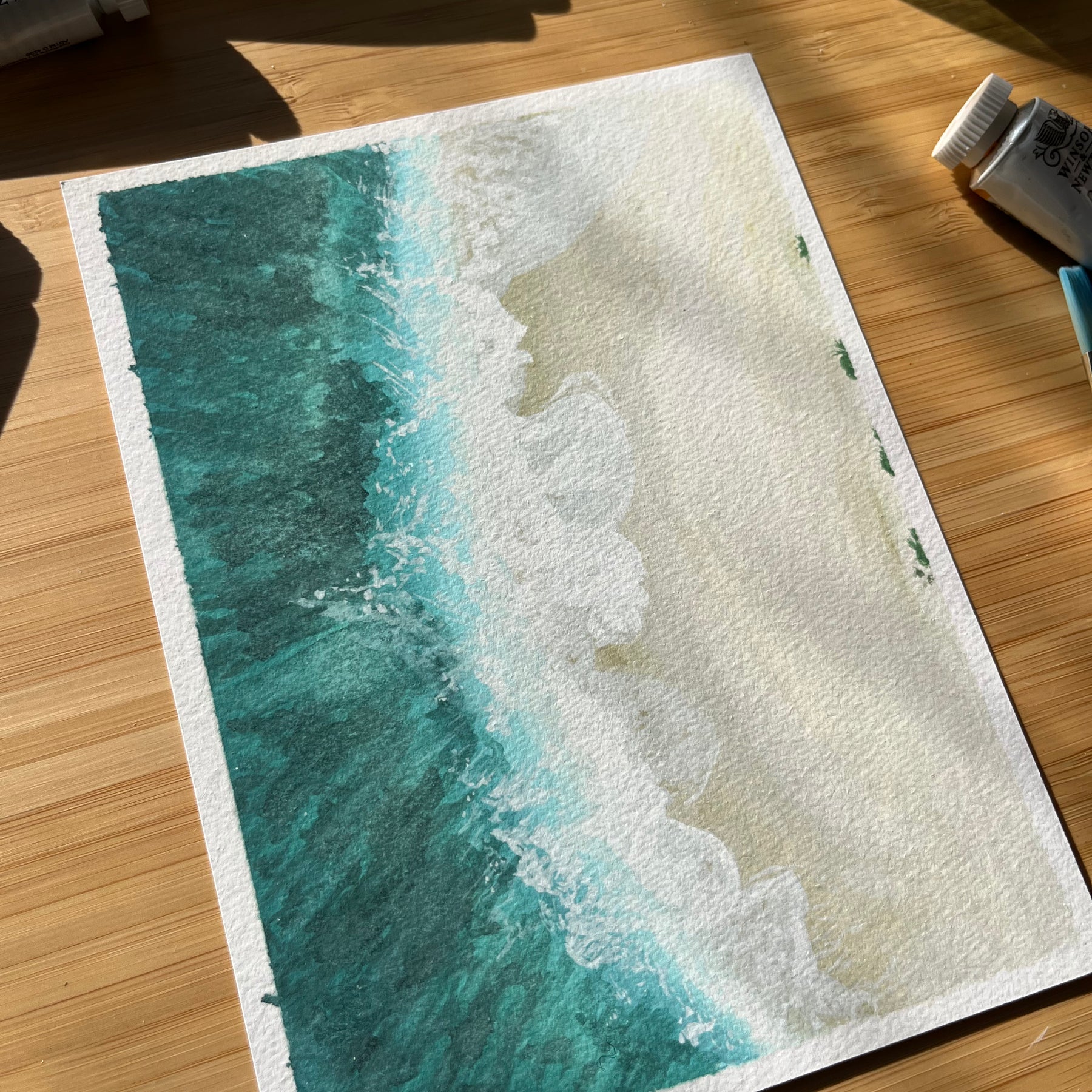 Wall Art - Aerial Coastline 4 - A5 Print
