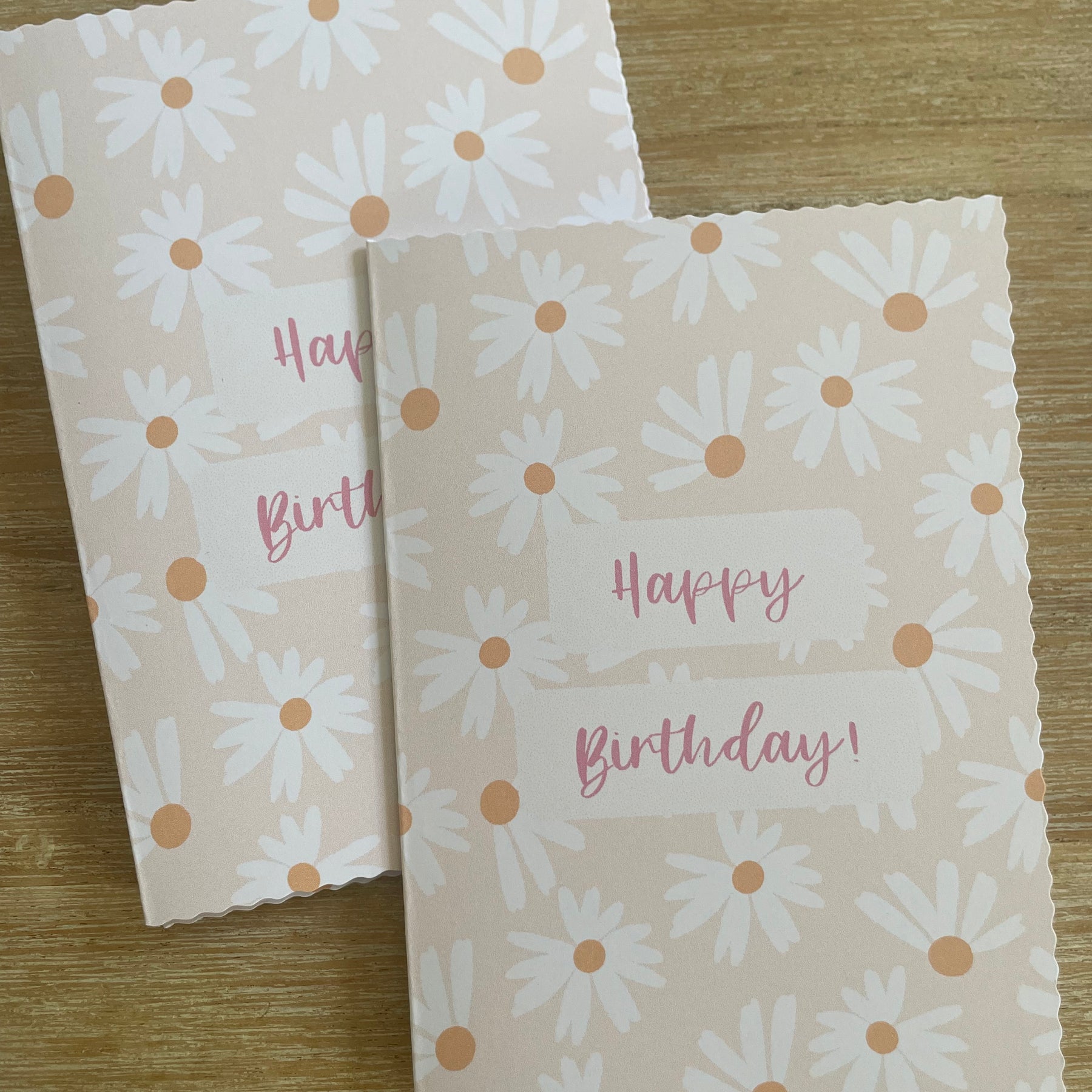 Birthday Cards - Daisies (Set of 4)